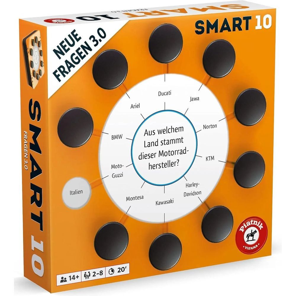 Piatnik Spiel Smart 10 Zusatzfragen 3.0