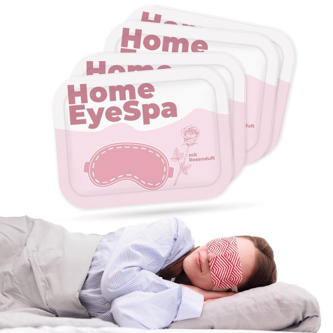 IEA Medical Augenmaske Wärmepads für die Augen, Steam Eye Mask, Wärmende Augenmaske, Set, wärmende Augen-Maske für Entspannung, Entspannung für die Augen Rose