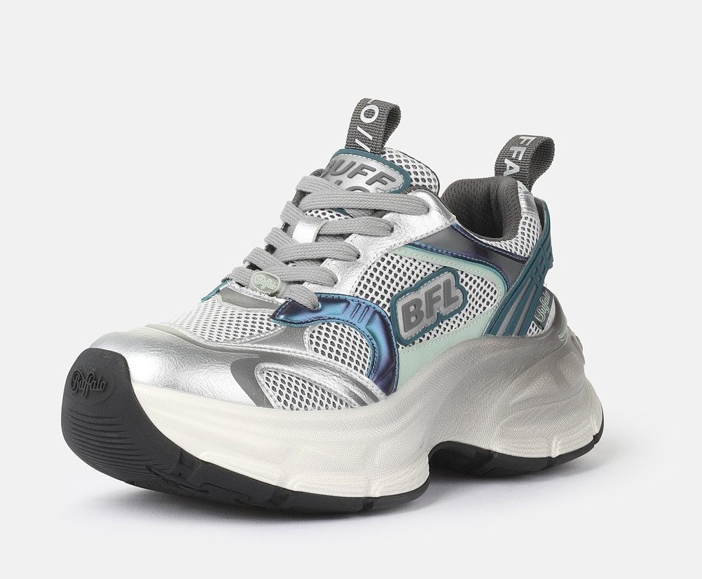 Buffalo RIDR ONE Plateausneaker Halbschuh, Schnürschuh, Chunky-Sneaker mit trendy Plateausohle