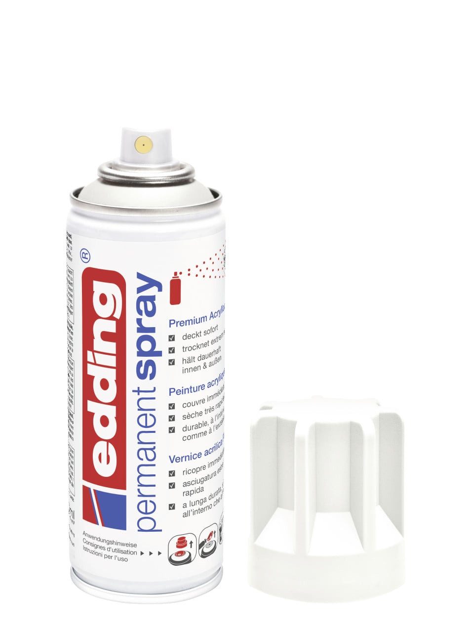 edding Sprühlack edding 5200 Permanent Spray Premium verkehrsweiß