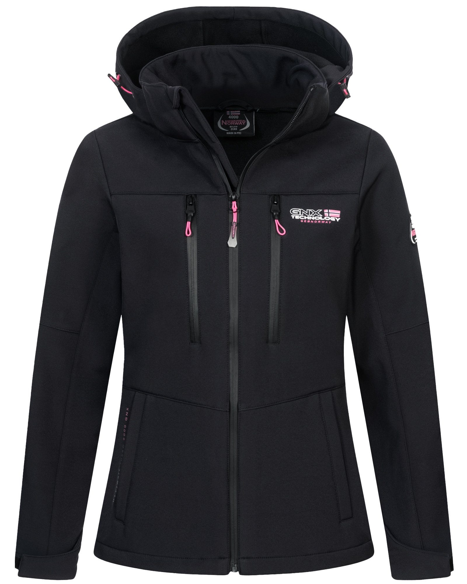 Geographical Norway Softshelljacke Damen Frühlings Jacke Softshell Jacke Outdoor Regen Übergangs Jacke