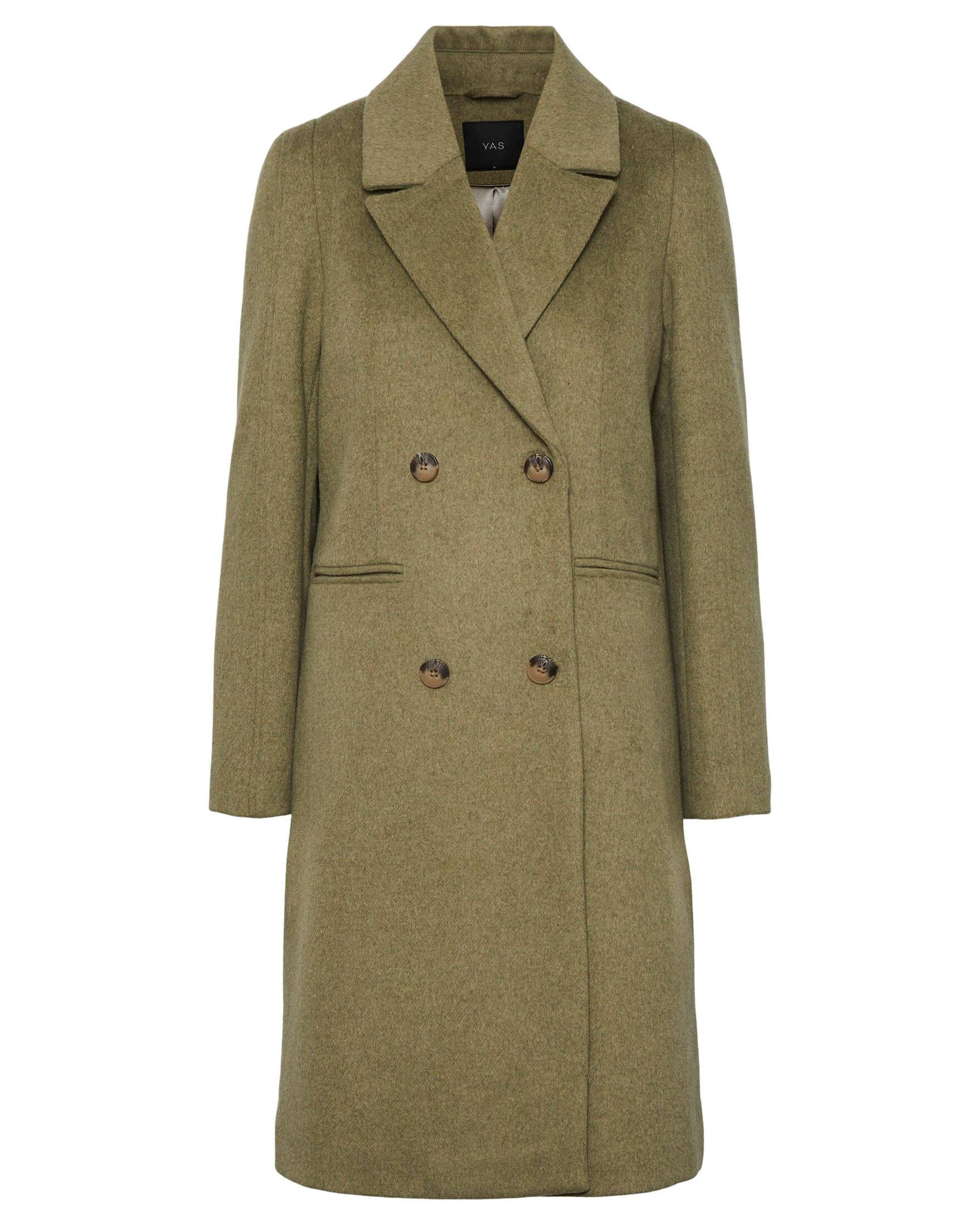 Y.A.S Kurzmantel Damen Mantel YASESSIO WOOL MIX COAT