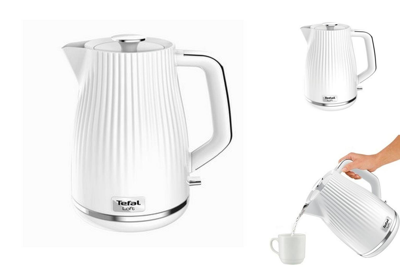Tefal Wasserkocher Wasserkocher Tefal KO250130 Weiß 2400 W 1,7 L, 1,7 l ...
