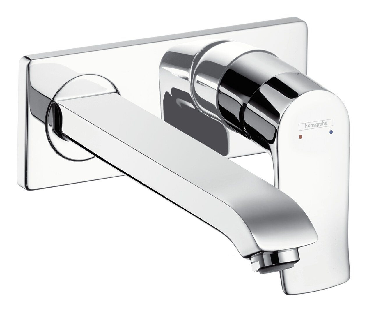 hansgrohe Unterputzarmatur Metris Einhebel-Waschtischmischer Unterputz Ausladung 225 mm - Chrom