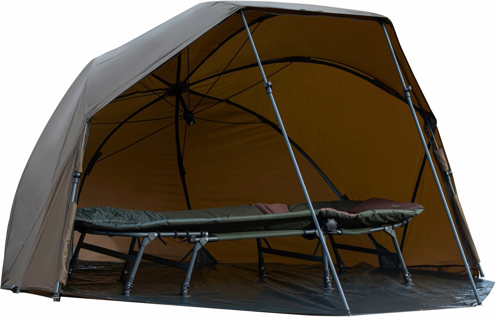 MK Angelsport Angelzelt Schirmzelt Brolly Frame MK 60 Brolly Angelschirm Alu