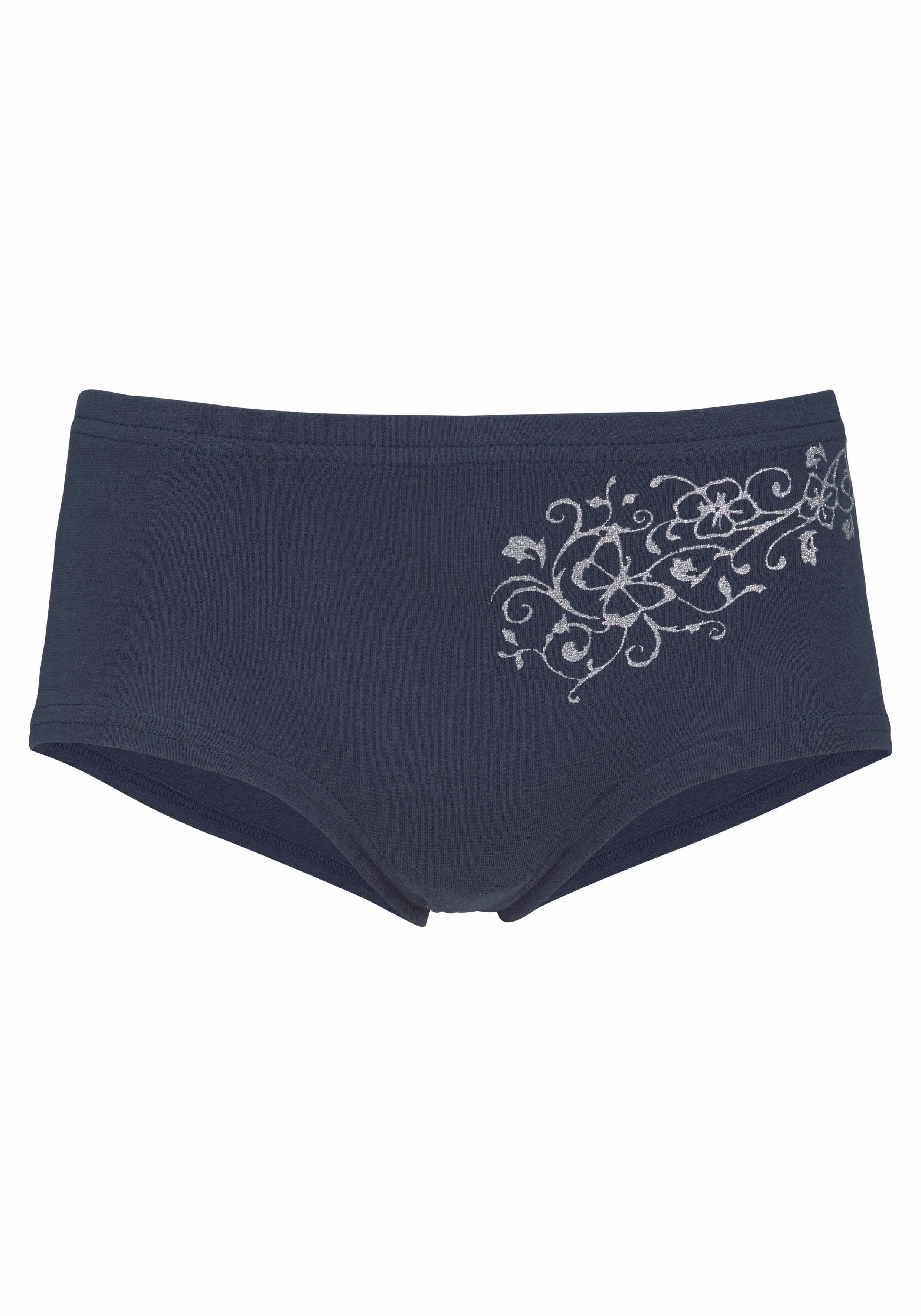 Glitzerdruck mit Panty fleur 4-St) petite (Packung,