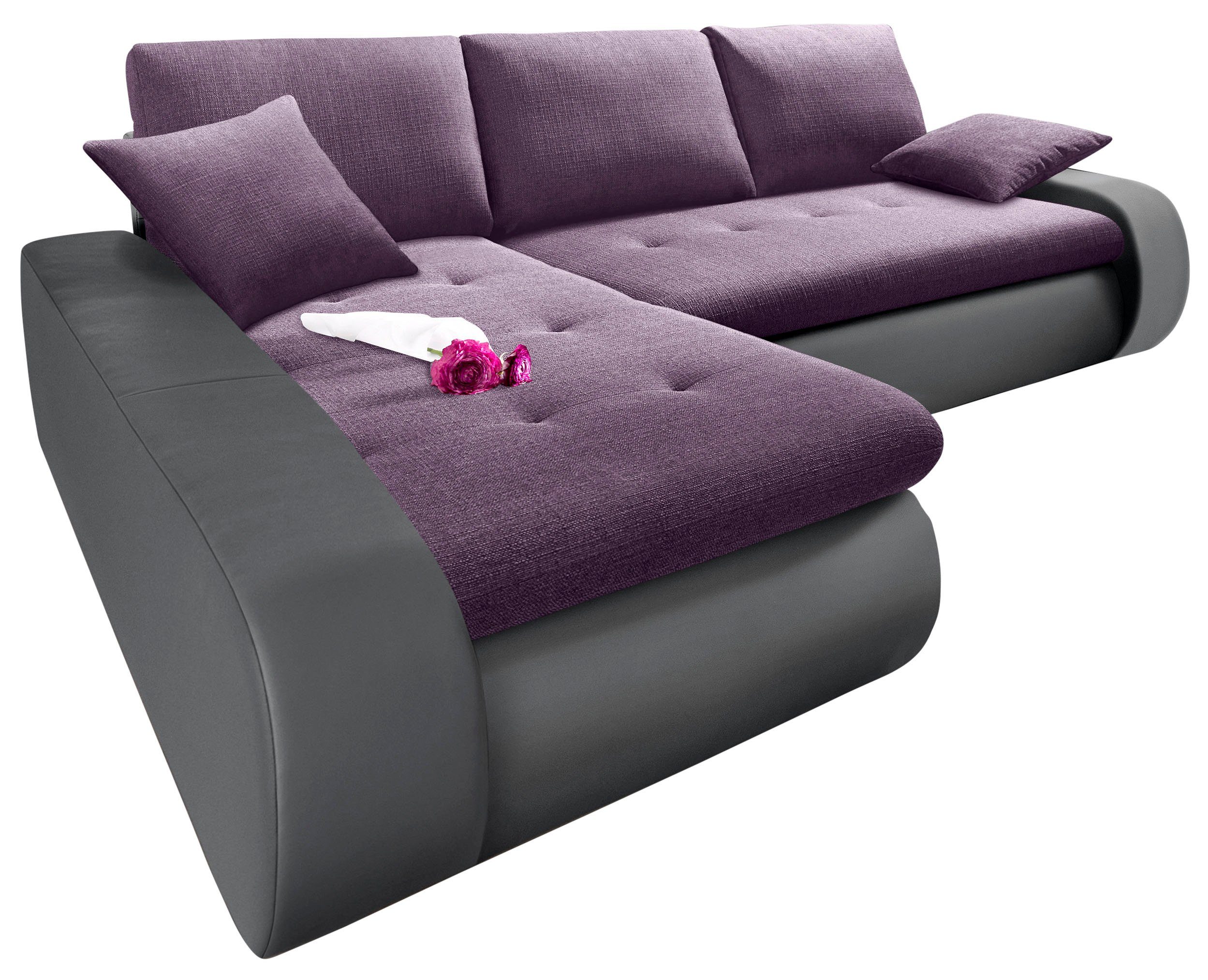 TRENDMANUFAKTUR Ecksofa "Indie, modern und bequem, Materialmix, OTTOs Choic günstig online kaufen