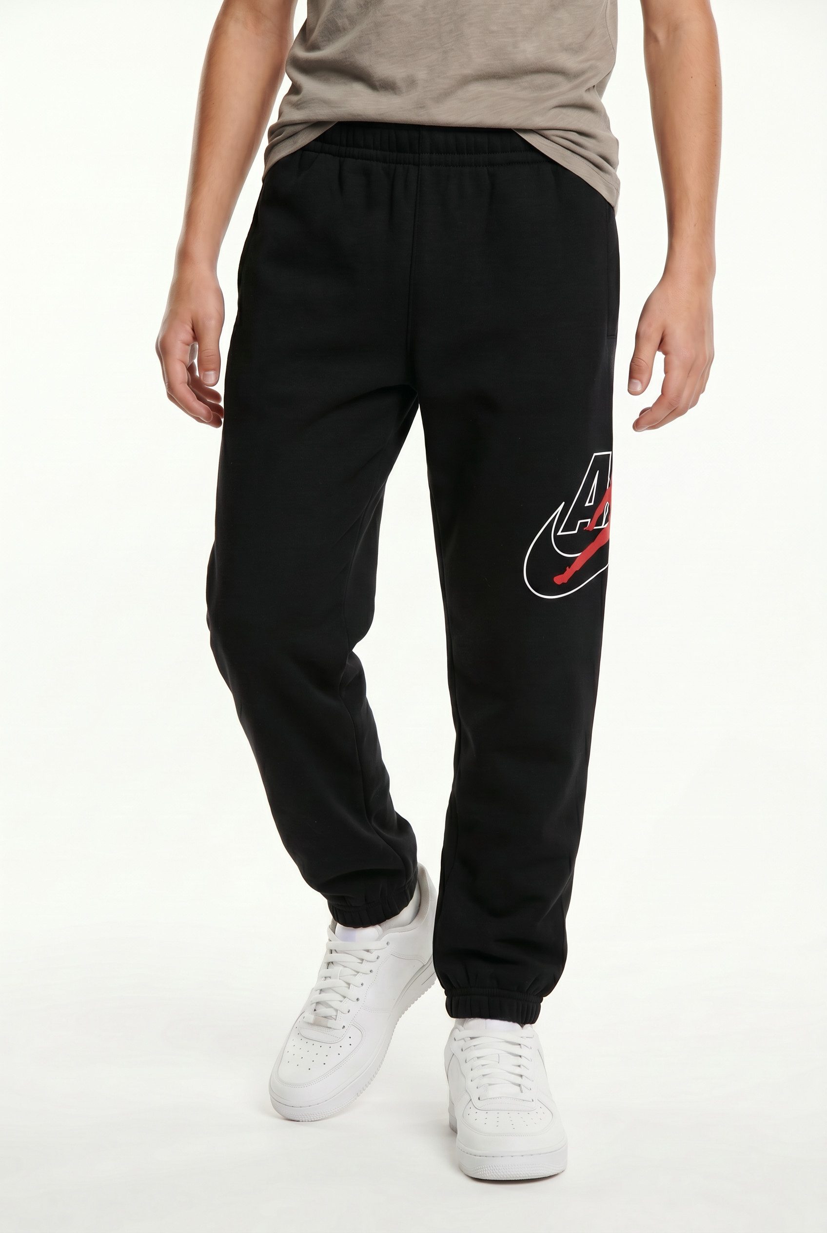 Jordan Jogginghose JDB MJ JUMPMAN AIR FLC JOGGER mit großem Logoprint, aus Baumwollmischung