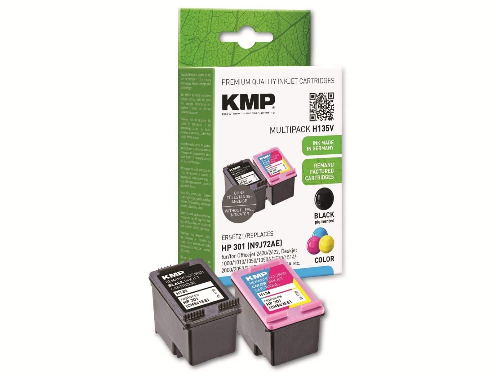 KMP KMP Tintenpatronen-Set kompatibel für HP 301 Tintenpatrone