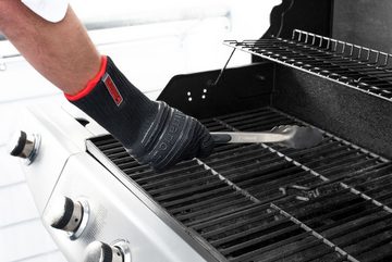 culinario Grillhandschuhe, Backhandschuhe, extrem hitzebeständig, mit extra langem 11 cm Bund