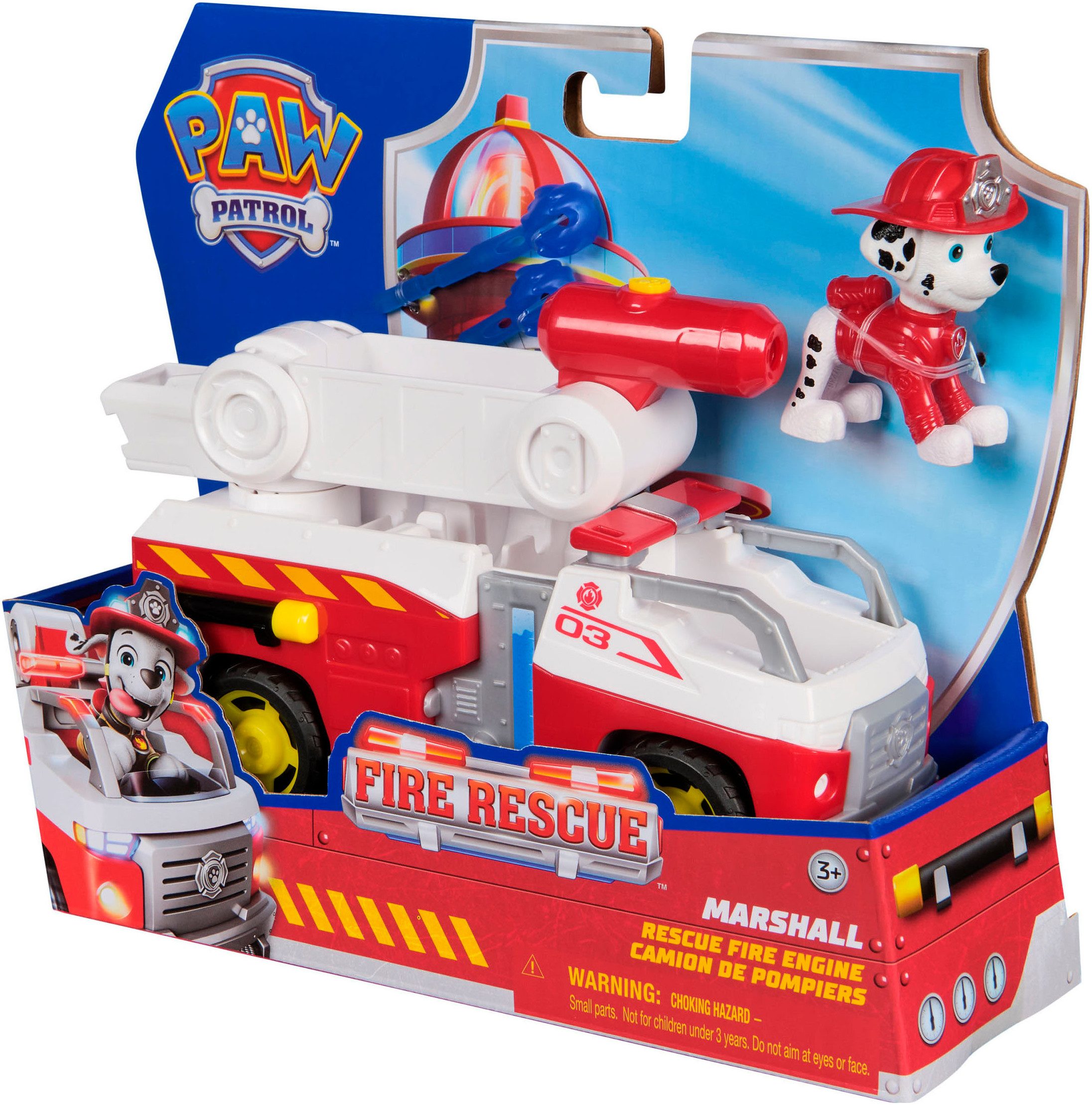 Spin Master Spielzeug-Feuerwehr PAW Patrol Fire Rescue - Marshalls Feuerweh günstig online kaufen