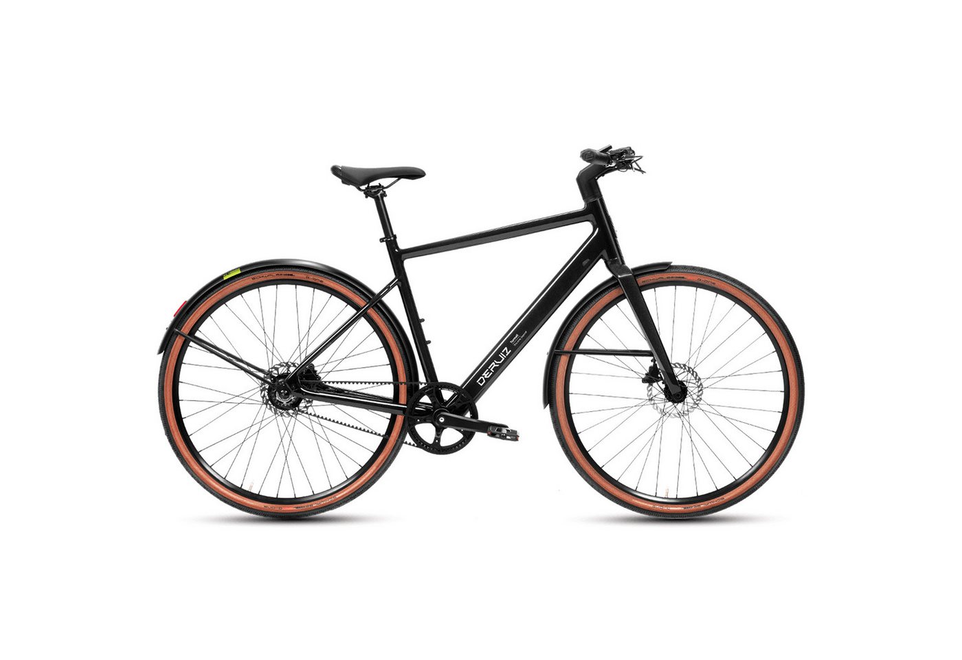Thumbnail - DERUIZ E-Bike Cityrad 2025 Turmali 48.5&52&58cm Ebike sale für Damen und Herren, 1 Gang, Heckmotor, 360 Wh, 36v großer K...