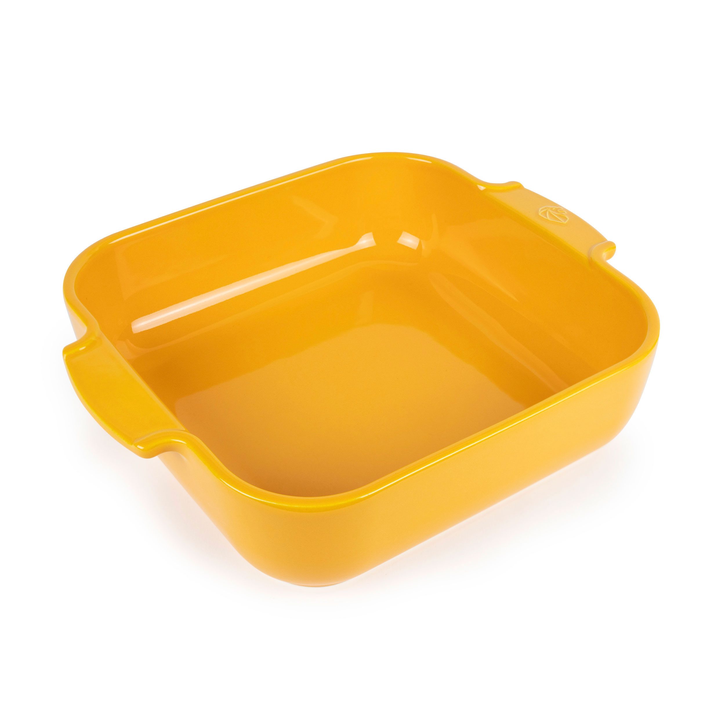 PEUGEOT Auflaufform APPOLIA Keramik 28cm Groß Quadratisch Safrangelb, Keramik, Keramik