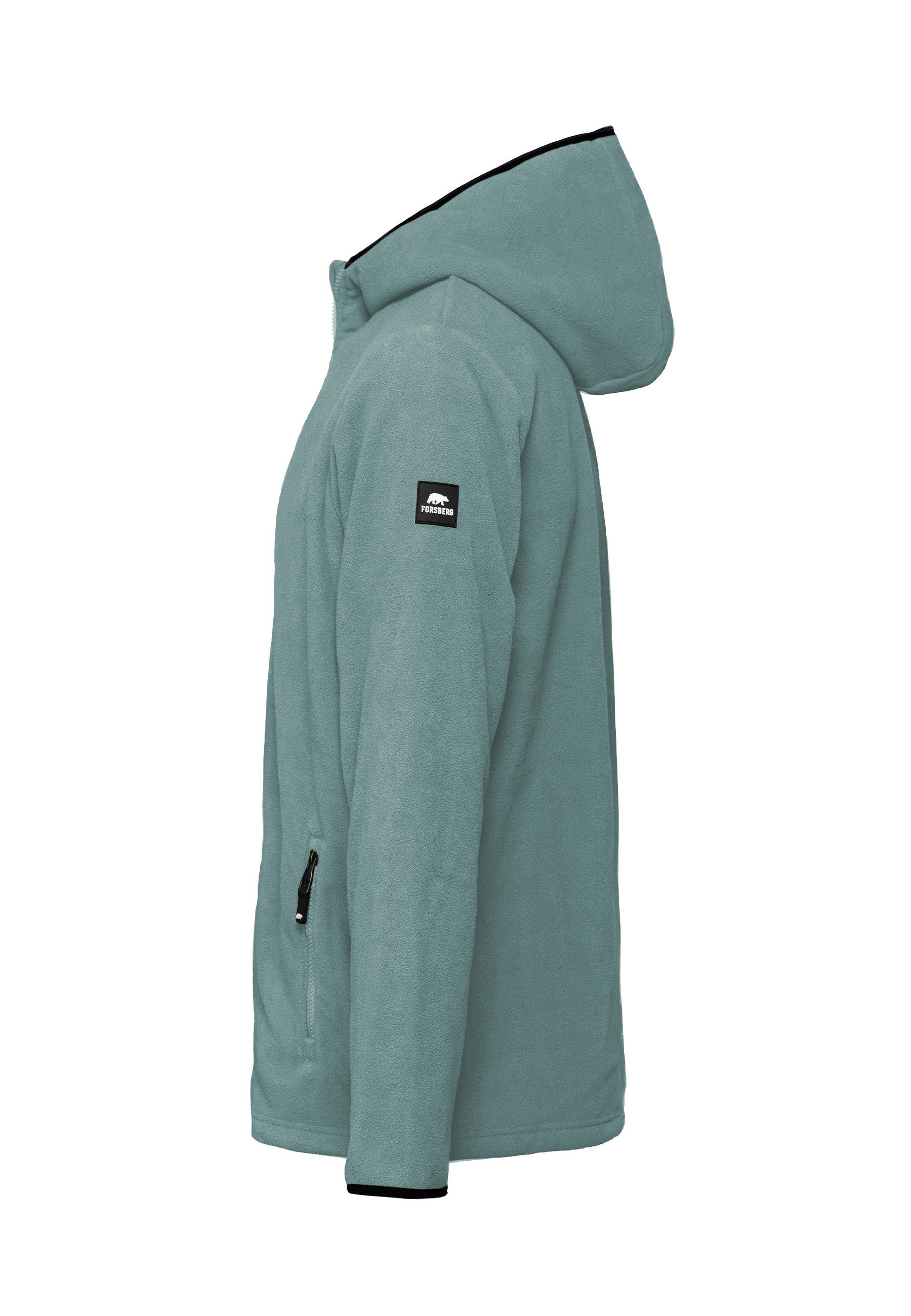 FORSBERG Sweatshirt Dicker Fleece Hoodie Zipper