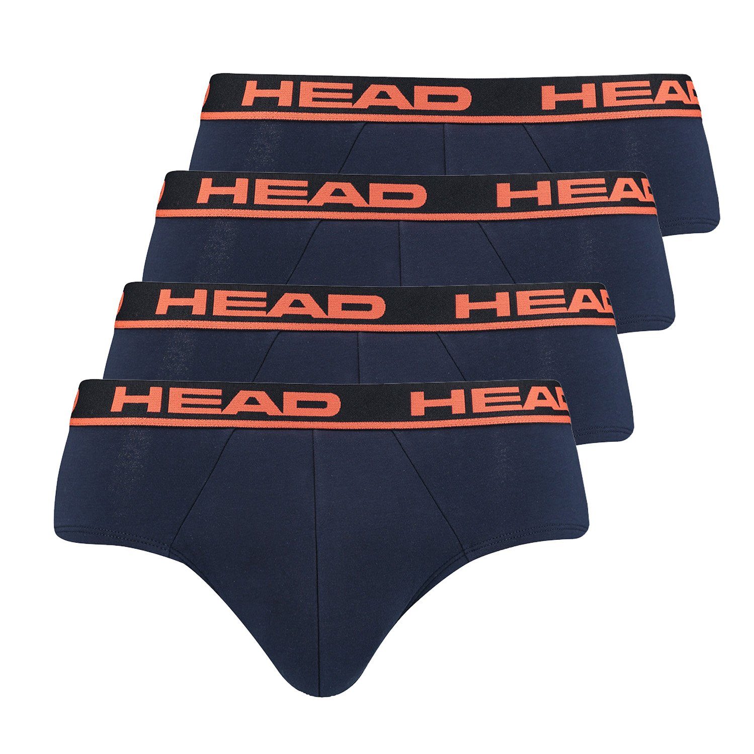 Boxershorts 4P 4er-Pack) (4-St., 003 - Head Head Orange Blue / Brief Boxer