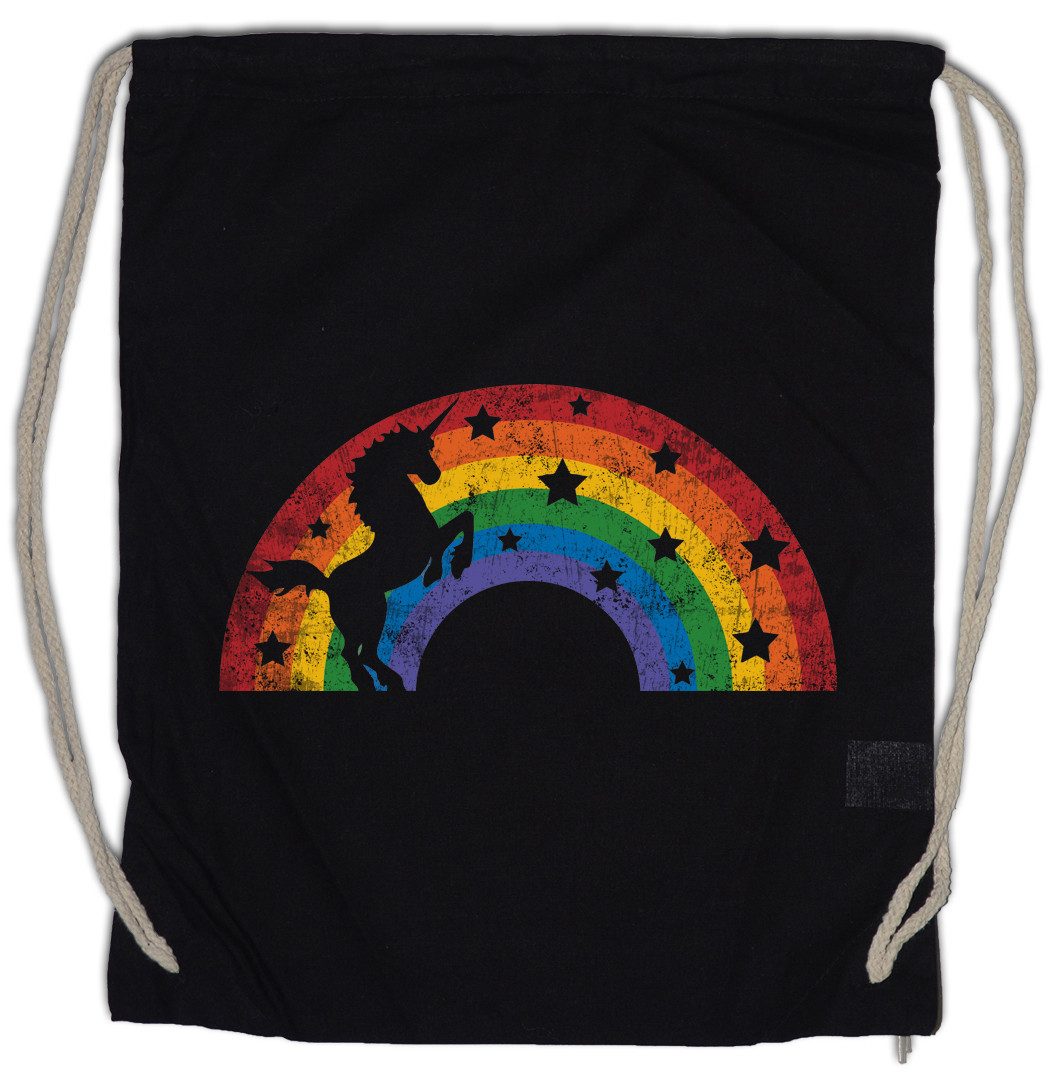 Urban Backwoods Turnbeutel Unicorn II Turnbeutel Einhorn Rainbow Colors Regenbogen Fairy Fairies (1-tlg), Elfen The Last Cartoon