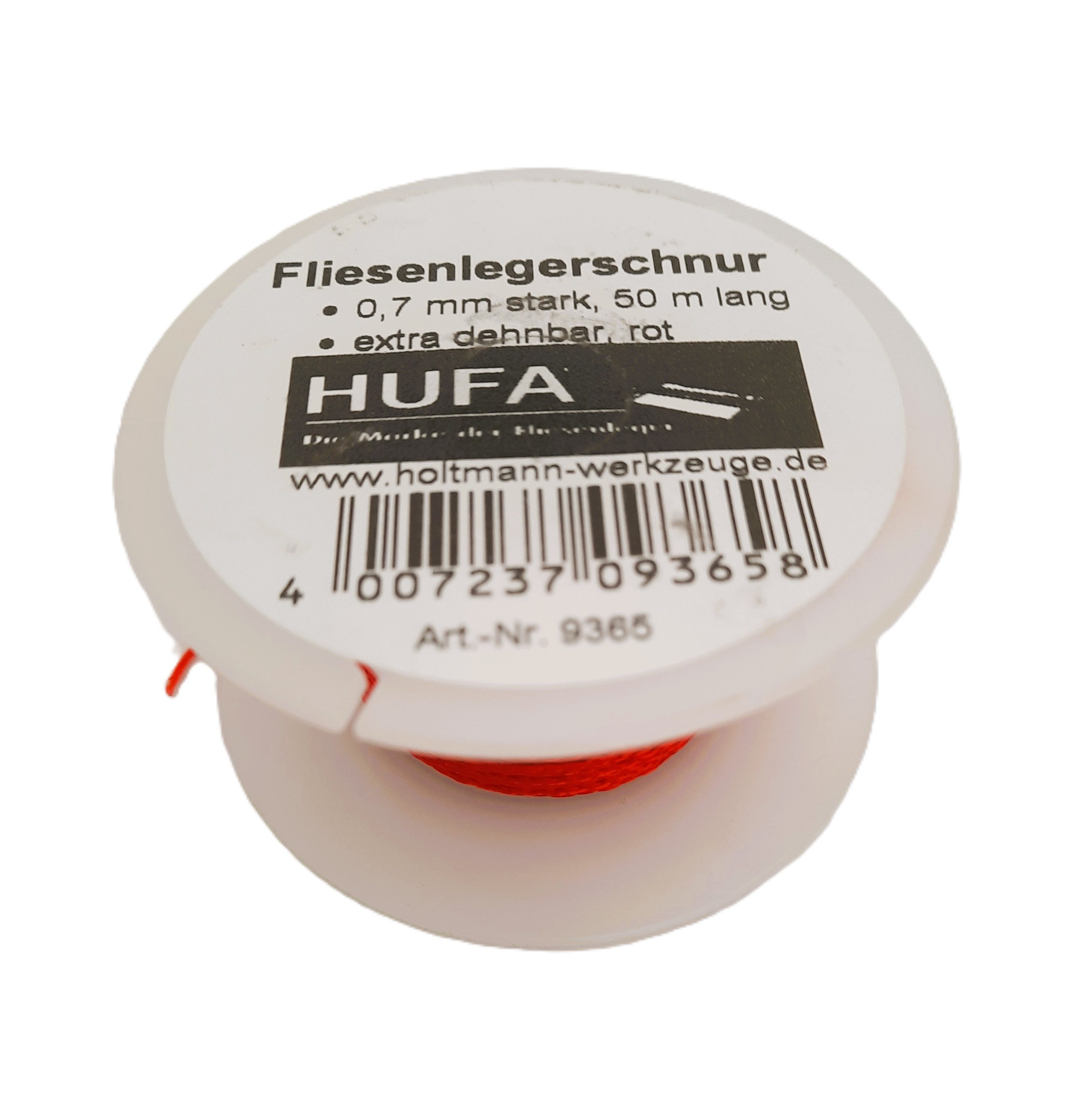 Hufa Fliesenkreuz Hufa Fliesenleger Schnur Ø 0.7mm x 50m rot Polyäthylen-extra dehnbar