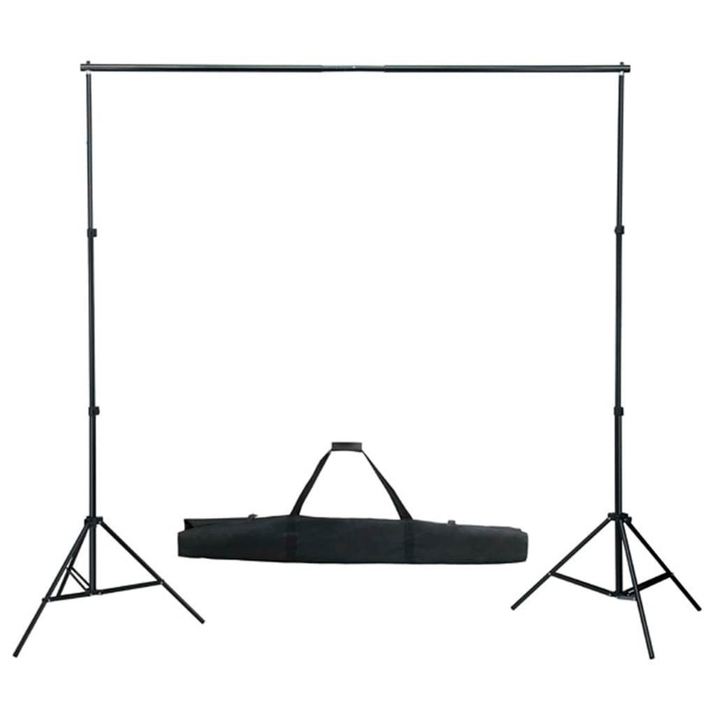 Set mit vidaXL Hintergrund Softbox-Leuchten Fotohintergrund Fotostudio und