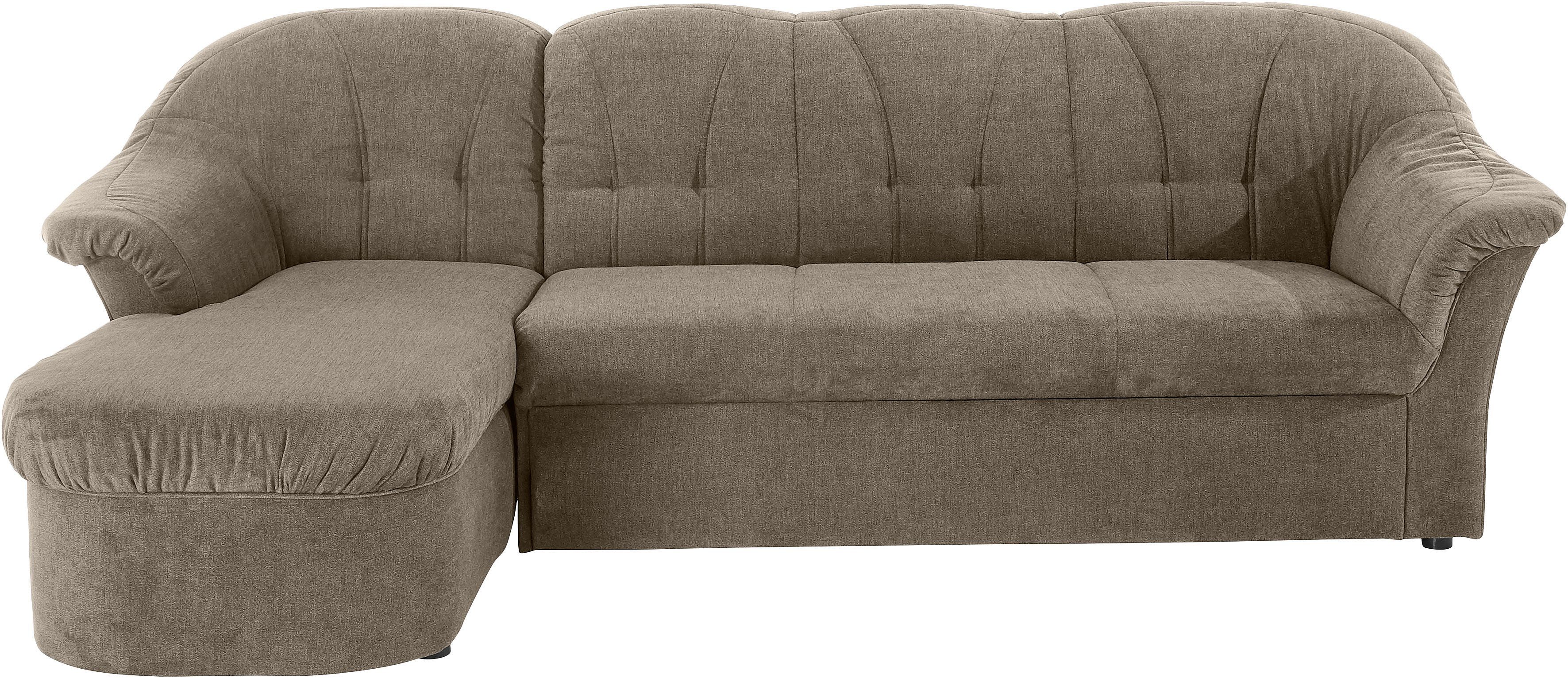DOMO collection Ecksofa Pegnitz, elegante Rückensteppung, günstig online kaufen