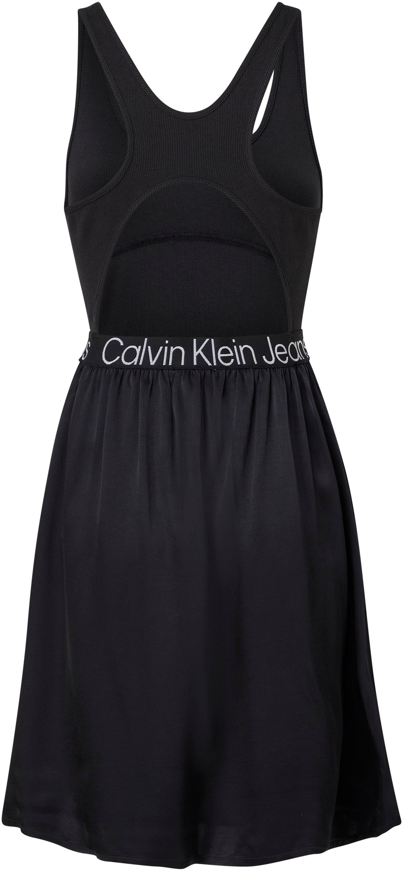 Calvin Klein Jeans DRESS LOGO RACERBACK ELASTIC Jerseykleid