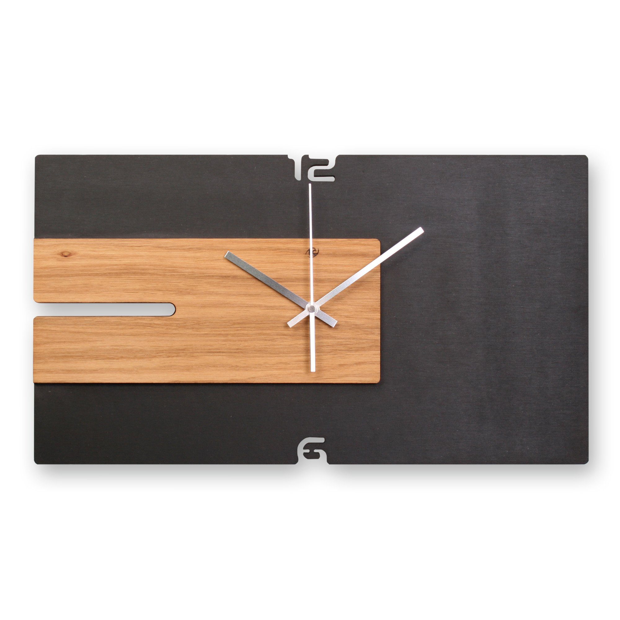 Wanduhr Designer-Wanduhr „Modern Style“ aus Holz