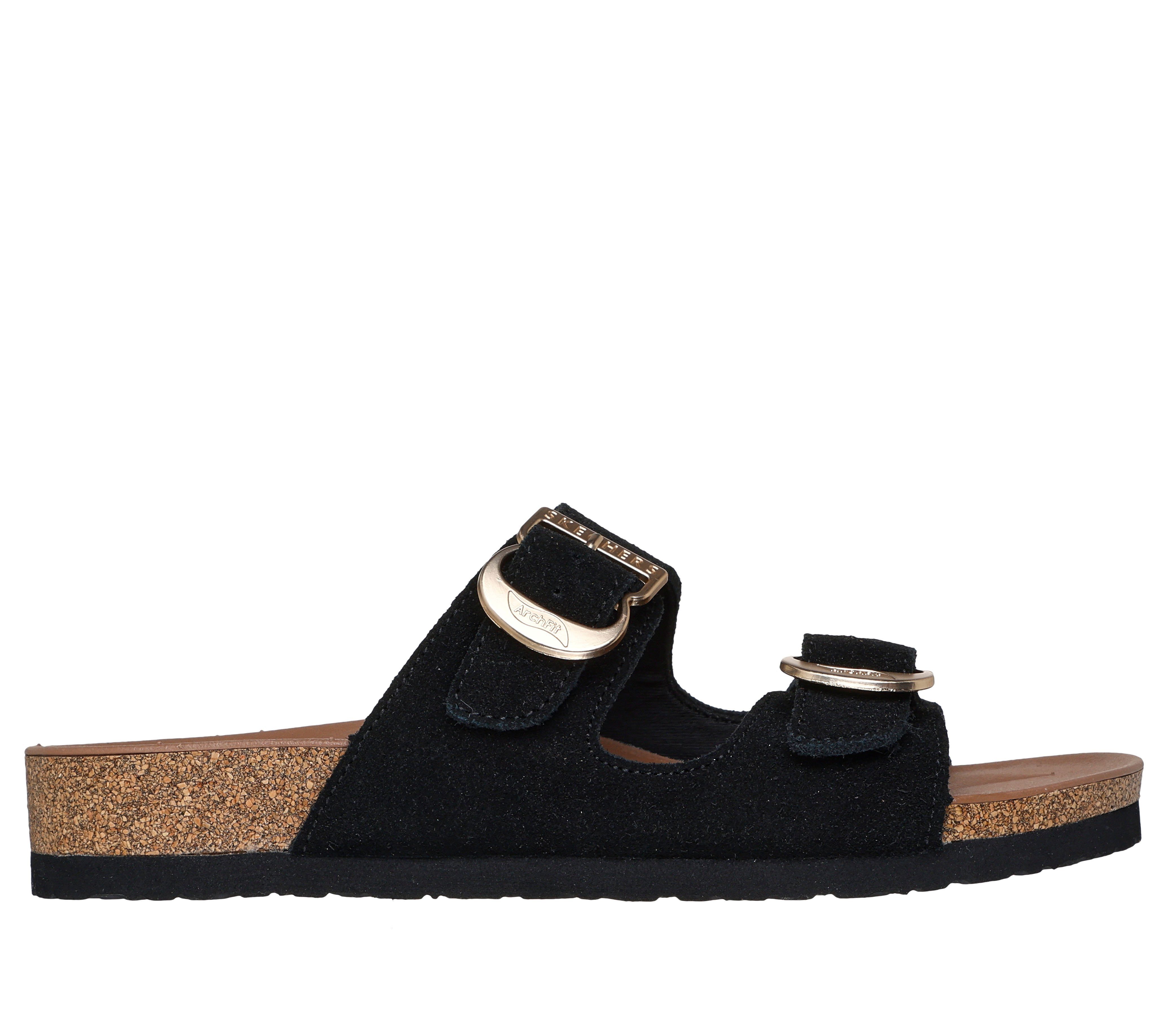 Skechers ARCH FIT GRANOLA-BOHO CHIC Pantolette Sommerschuh, Strandschuh, Hausschuh, Sandale mit Luxe Foam Fußbett