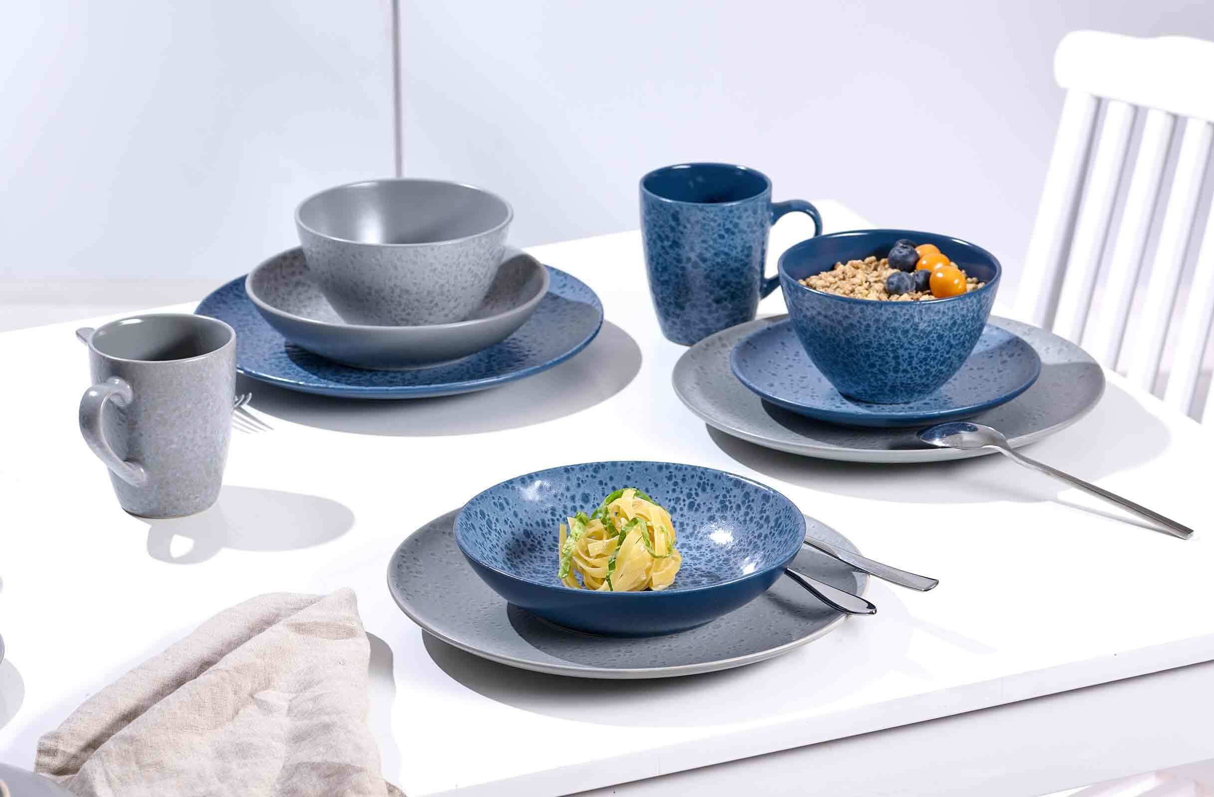 Ritzenhoff & Breker Schale Kitwe Müslischalen ø 14 cm 6er Set, Steingut, (6x Schale, 6-tlg)