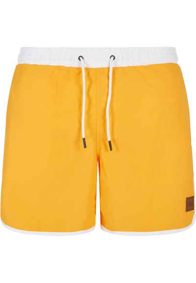 URBAN CLASSICS Badeshorts Urban Classics Herren Retro Swimshorts