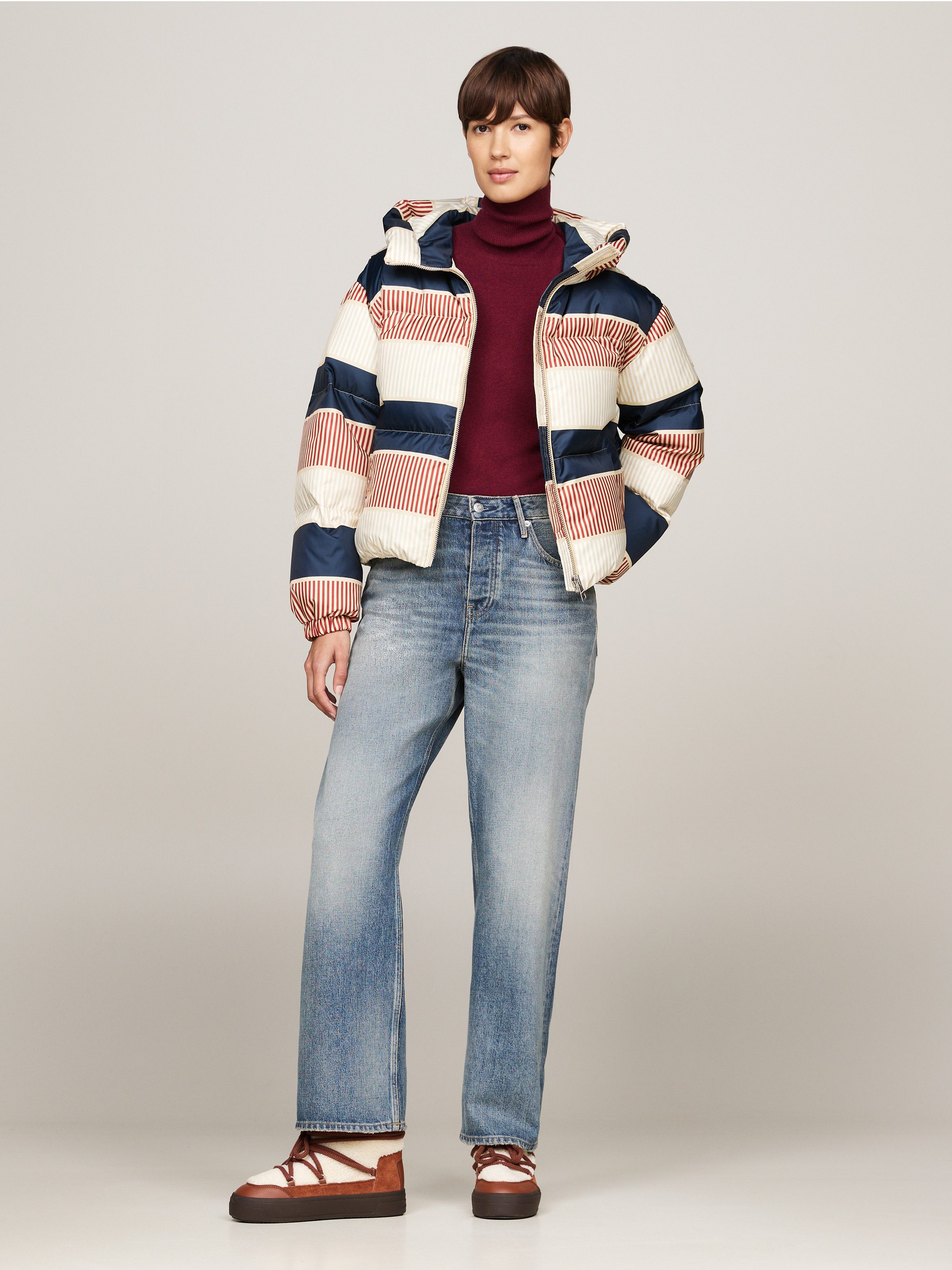 Tommy Hilfiger LACE-UP FAUX SHEARLING SNOWBOOT günstig online kaufen