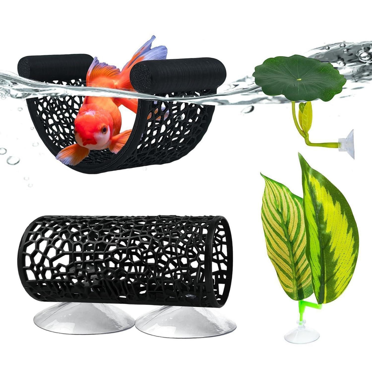 LuxusKollektion Aquariendeko Aquarium Deko-Set Garnelen Versteck