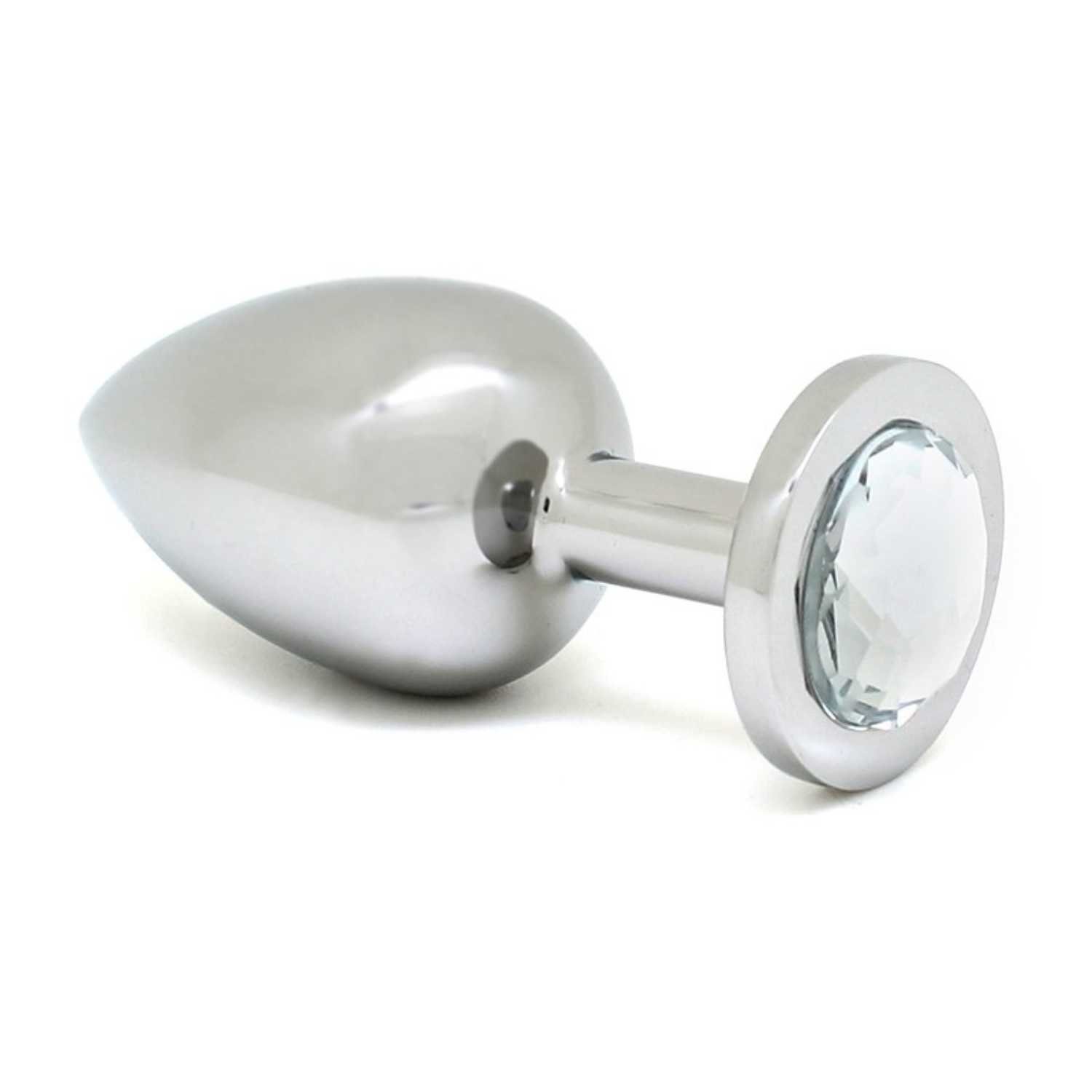 Toys Rimba cm big Buttplug Analplug weiß silber 4,0 Rimba