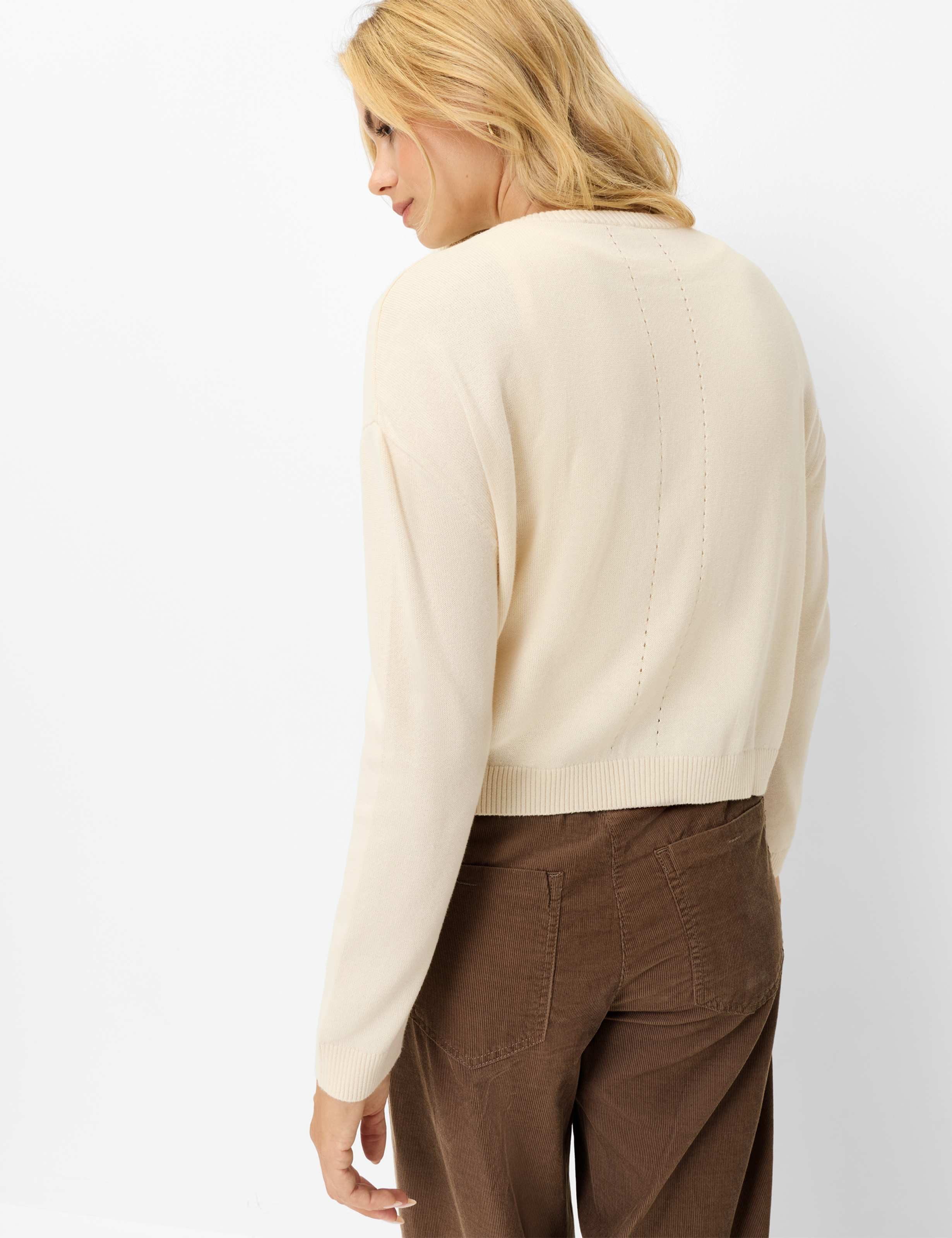 Brax Strickjacke Style ANN Cardigan aus reiner Baumwolle – Bild 2 von 5