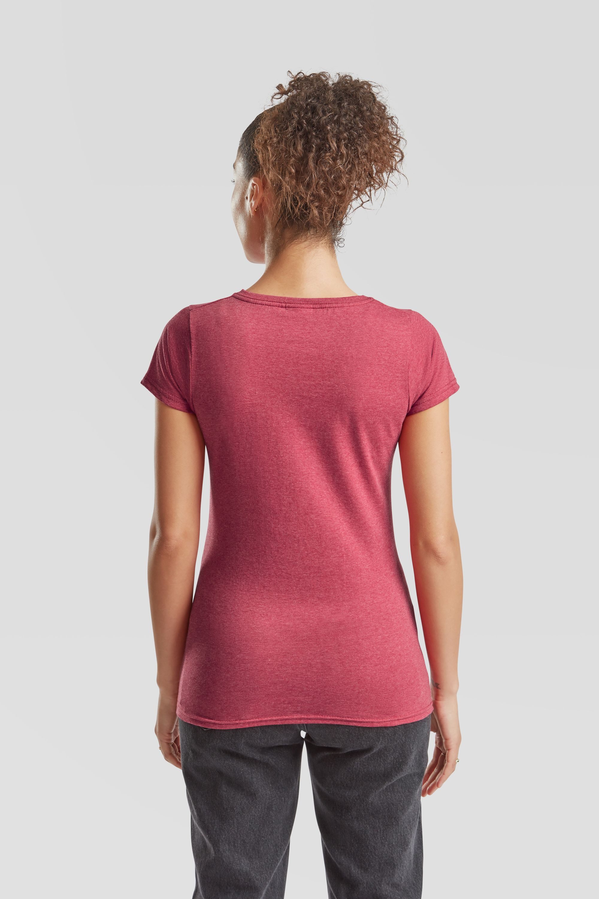 Fruit of the Loom Rundhalsshirt Fruit of the Loom Valueweight T Lady-Fit – Bild 5 von 5