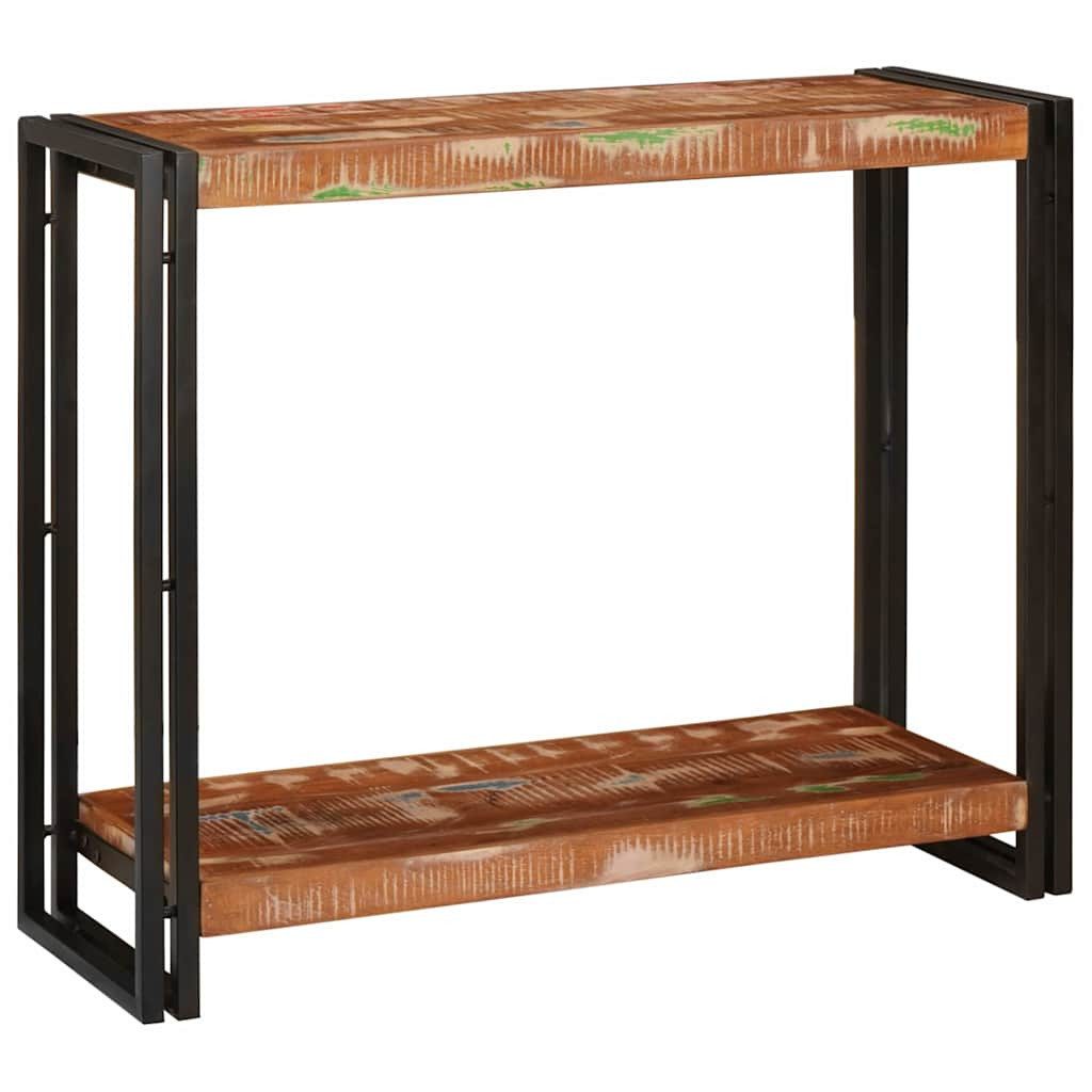 vidaXL Konsolentisch Konsolentisch 90 x 33 x 75 cm Massives upgecyceltes Holz (1-St)