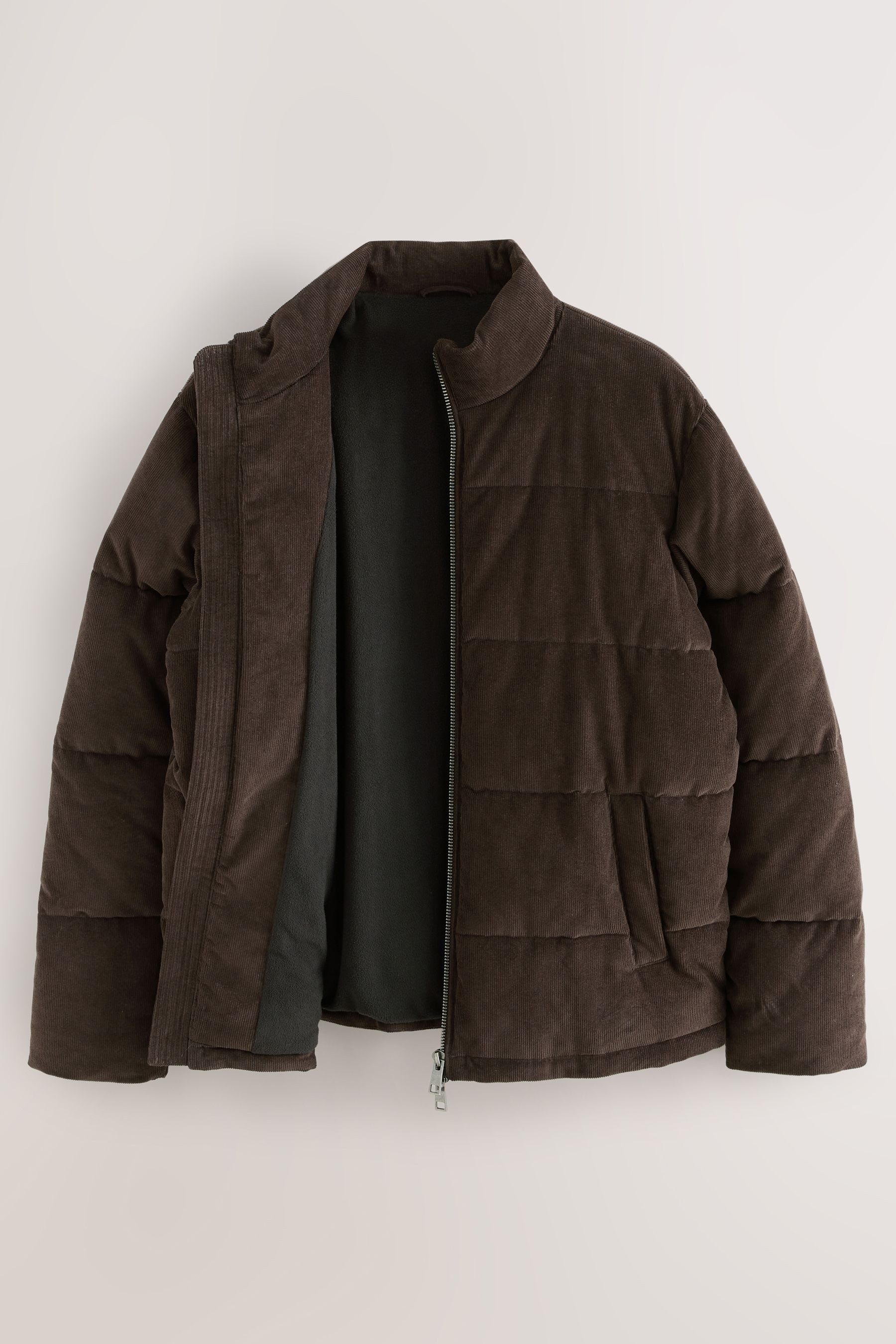 Next Winterjacke Pufferjacke aus Cord (1-St)