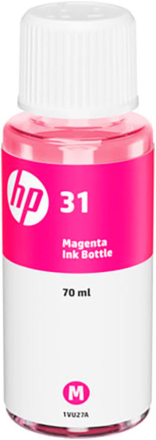 HP original Tintenflasche 31 Magenta, 70 ml Nachfülltinte (für HP, 1x 70 ml)