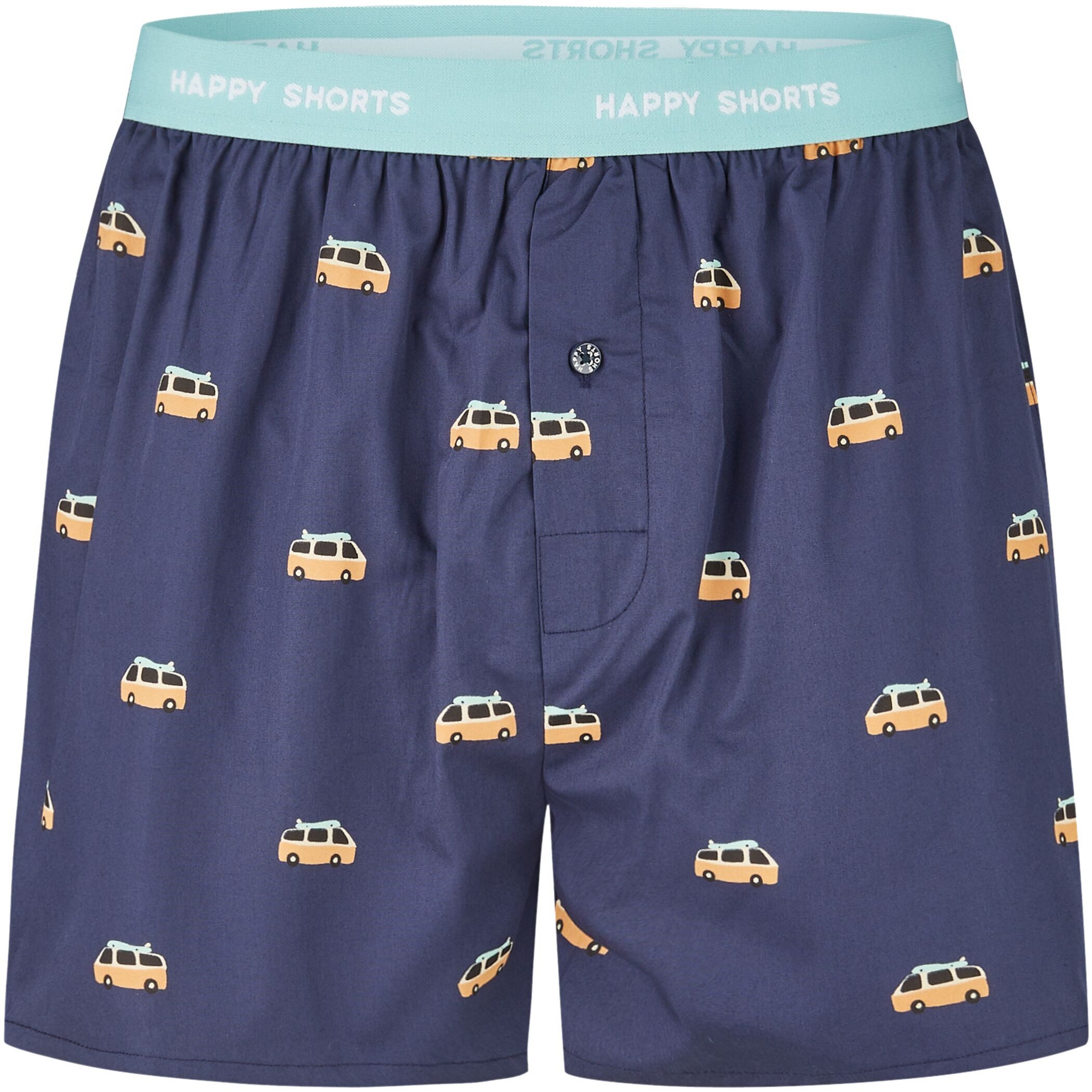 HAPPY SHORTS Boxershorts Happy Shorts Herren american Boxer Boxershorts Bus (1-St)