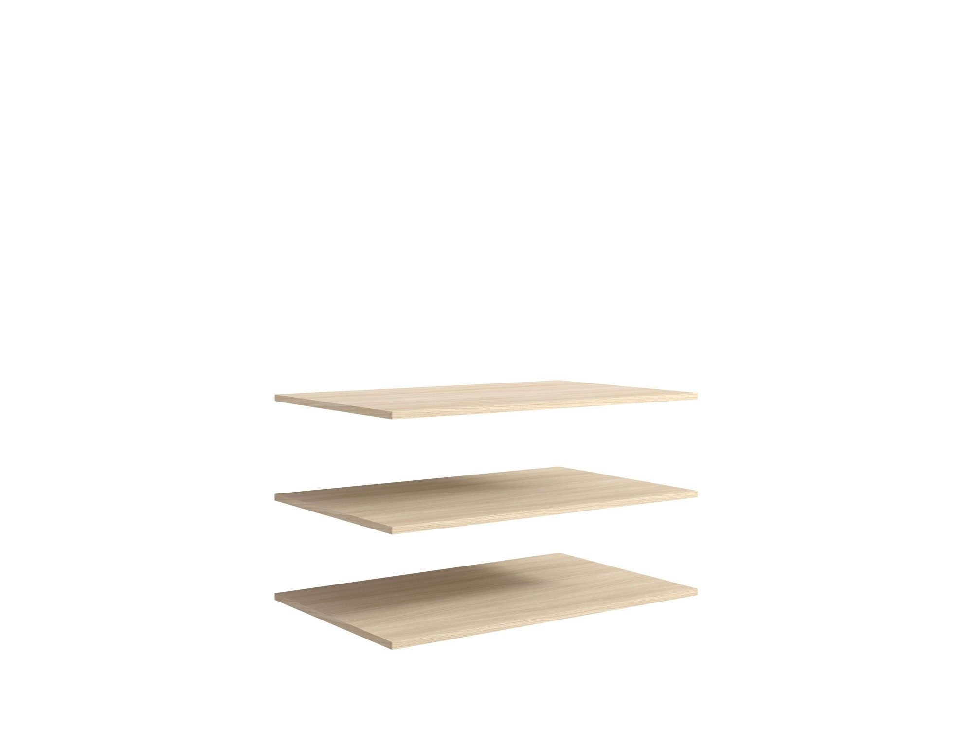 OTTO home Einlegeboden TRENTOO Regalböden im 3er Set, für mehr Stauraum und Ordnung (Set, 3 St., Maße je Stück B/T/H: 87/55/1,6 cm), FSC-zertifizierter Holzwerkstoff, passend zum Schrank TRENTOO