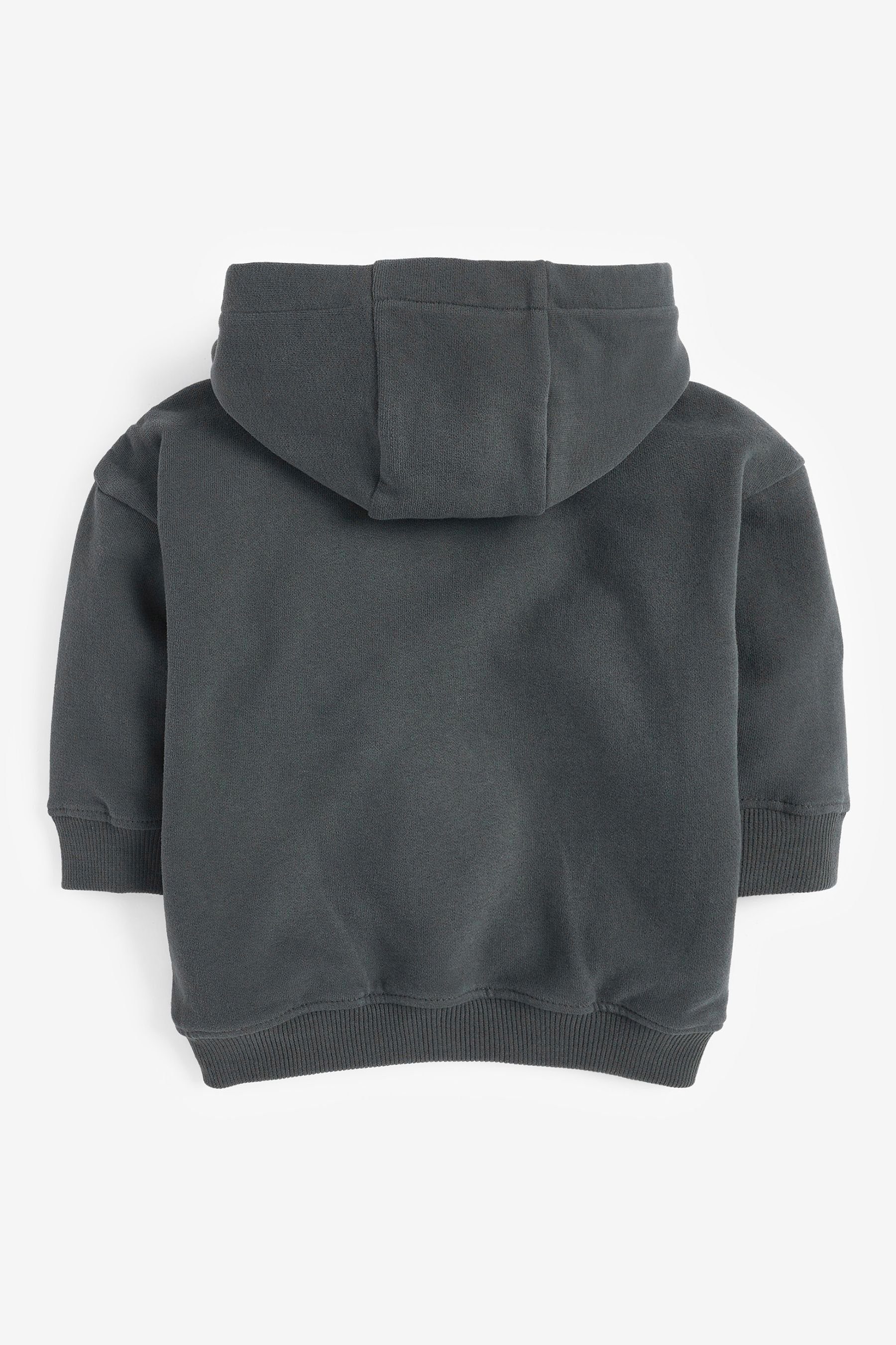 Weiche Jersey Charcoal (1-tlg) Next Kapuzensweatshirt Hose Grey aus