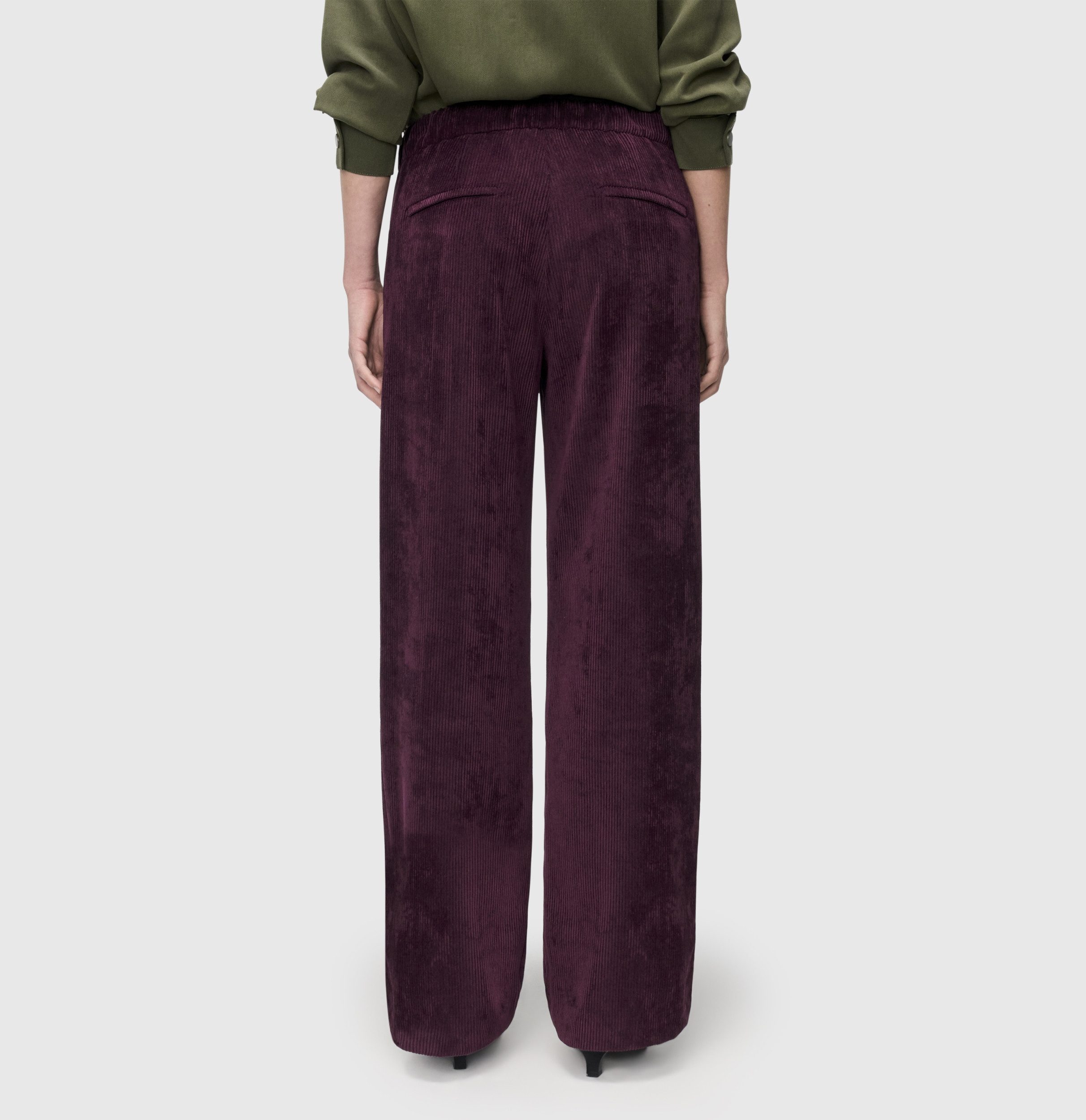 MAC 5-Pocket-Jeans CHIARA aubergine