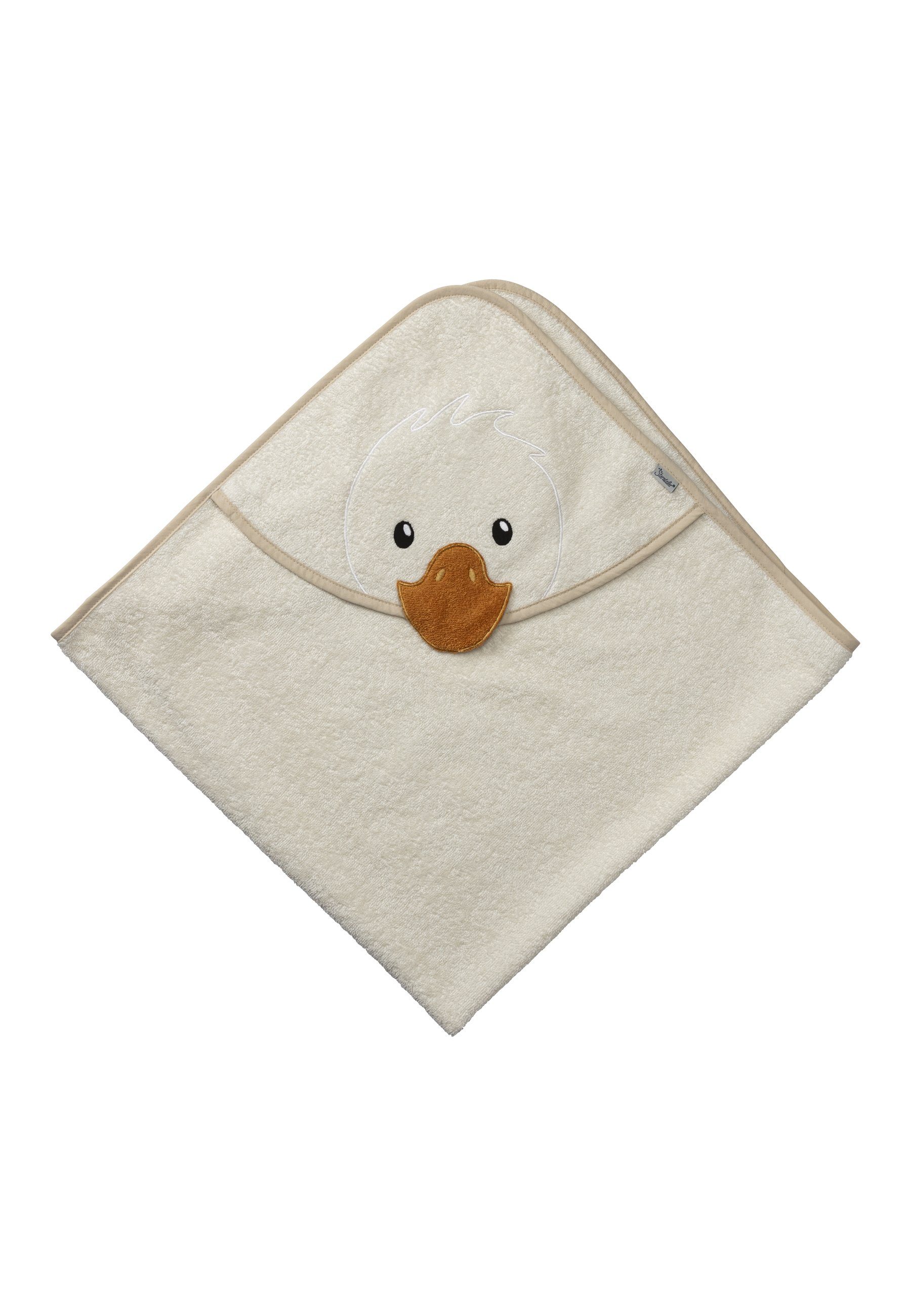 Sterntaler® Badetuch Motiv-Kapuzenbadetuch ENTE Edda, Frottee günstig online kaufen