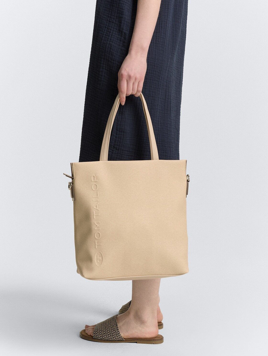 TOM TAILOR Shopper Bags, TTROSA M Zip Shopper mit doppeltem Riemen
