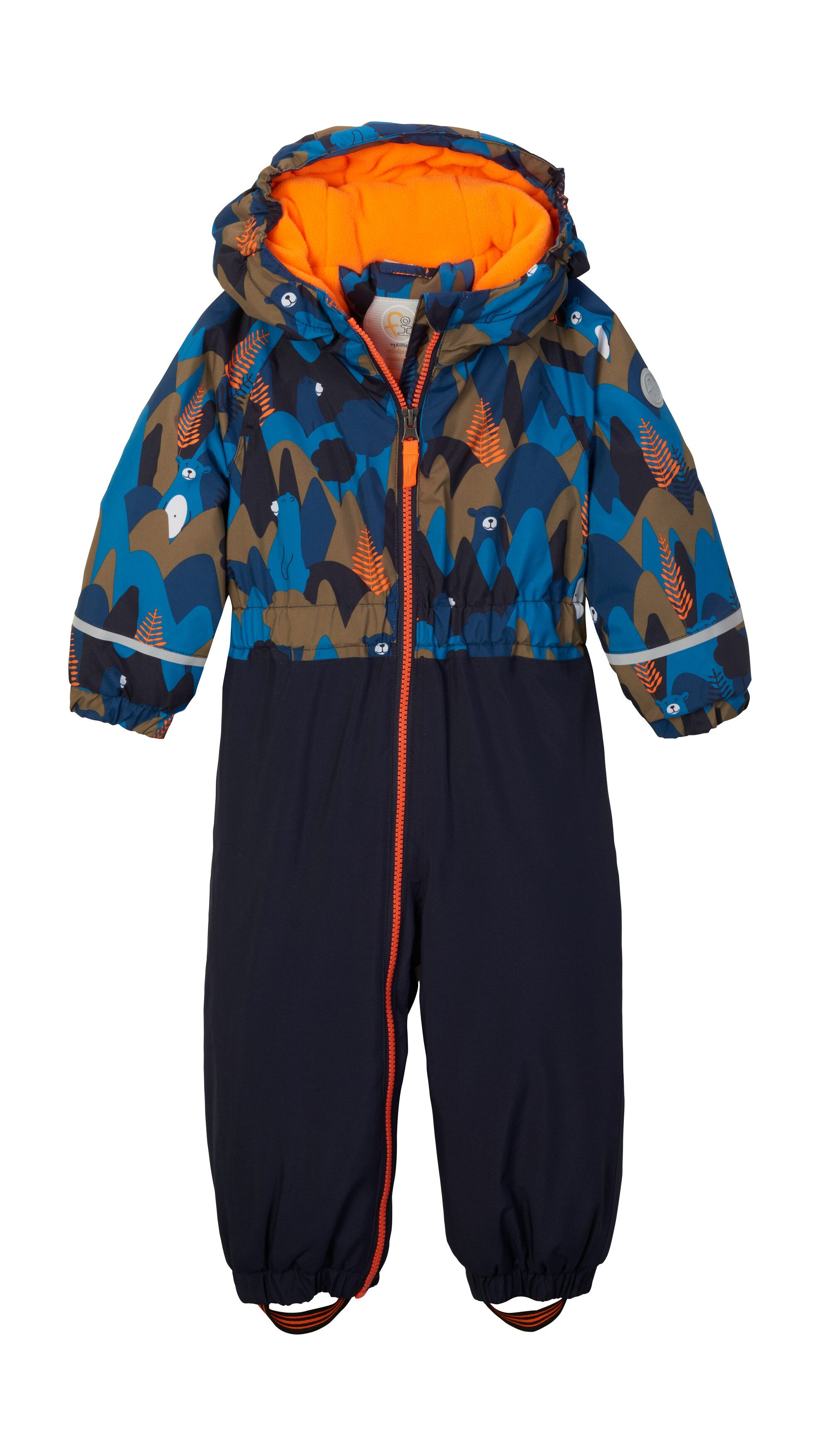 first instinct by killtec Overall FIW 40 MNS ONPC Wasserdichter Skioverall mit Fleece, Kinnschutz und Reflexelementen