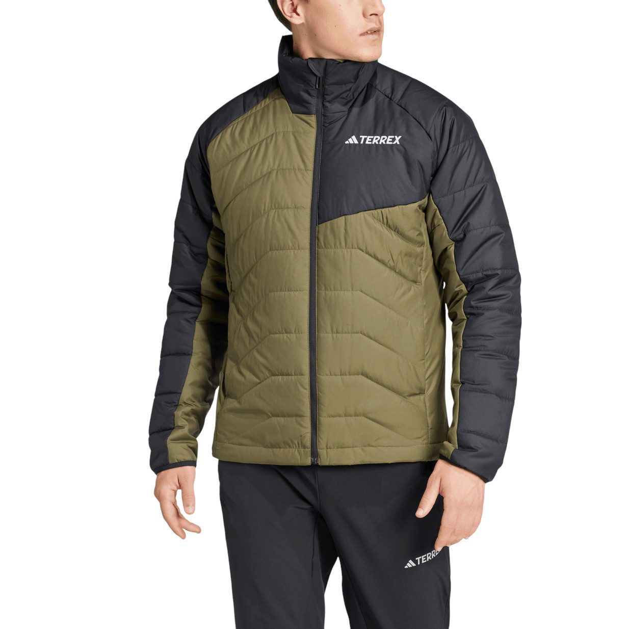 adidas Performance Funktionsjacke Isolationsjacke Terrex Multi Insulated (Wanderjacke) olivegrün/schwarz