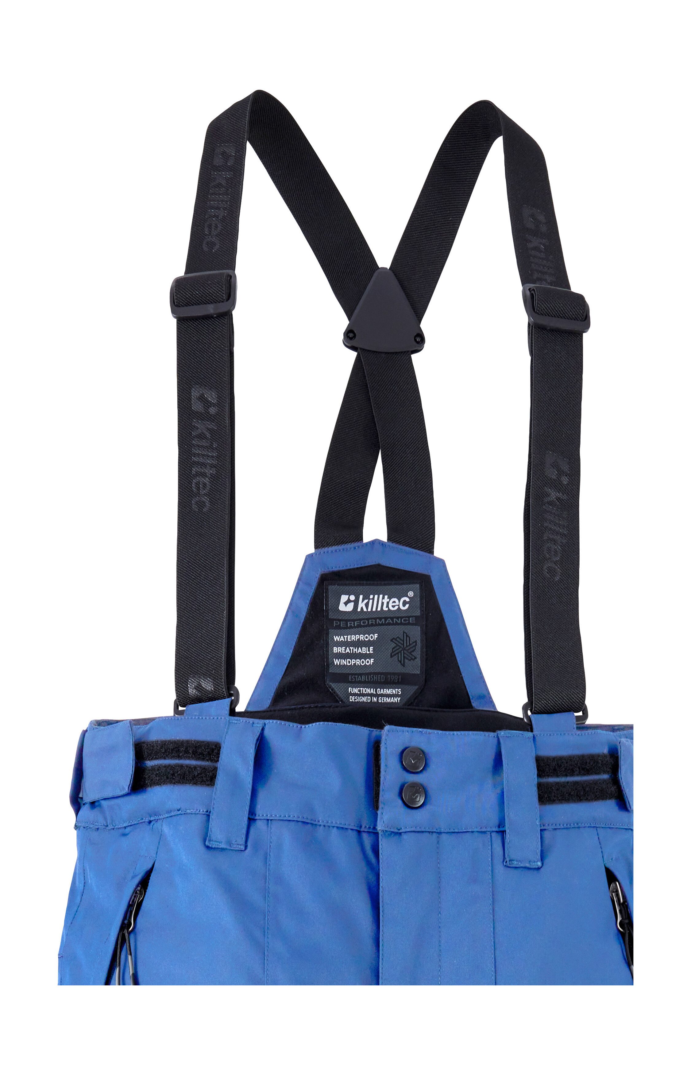 Killtec Skihose Boys Skihose 242 Wasserdichte Skihose mit abnehmbarem Latz und verstellbarem Bund