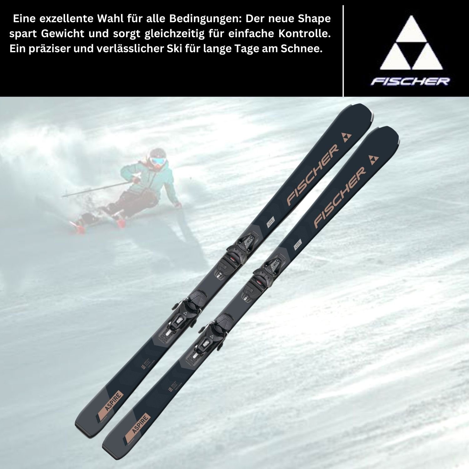 Fischer Sports GmbH Ski Damen Aspire SLR, Bindung RS9 SLR Z3-9 Alpinski