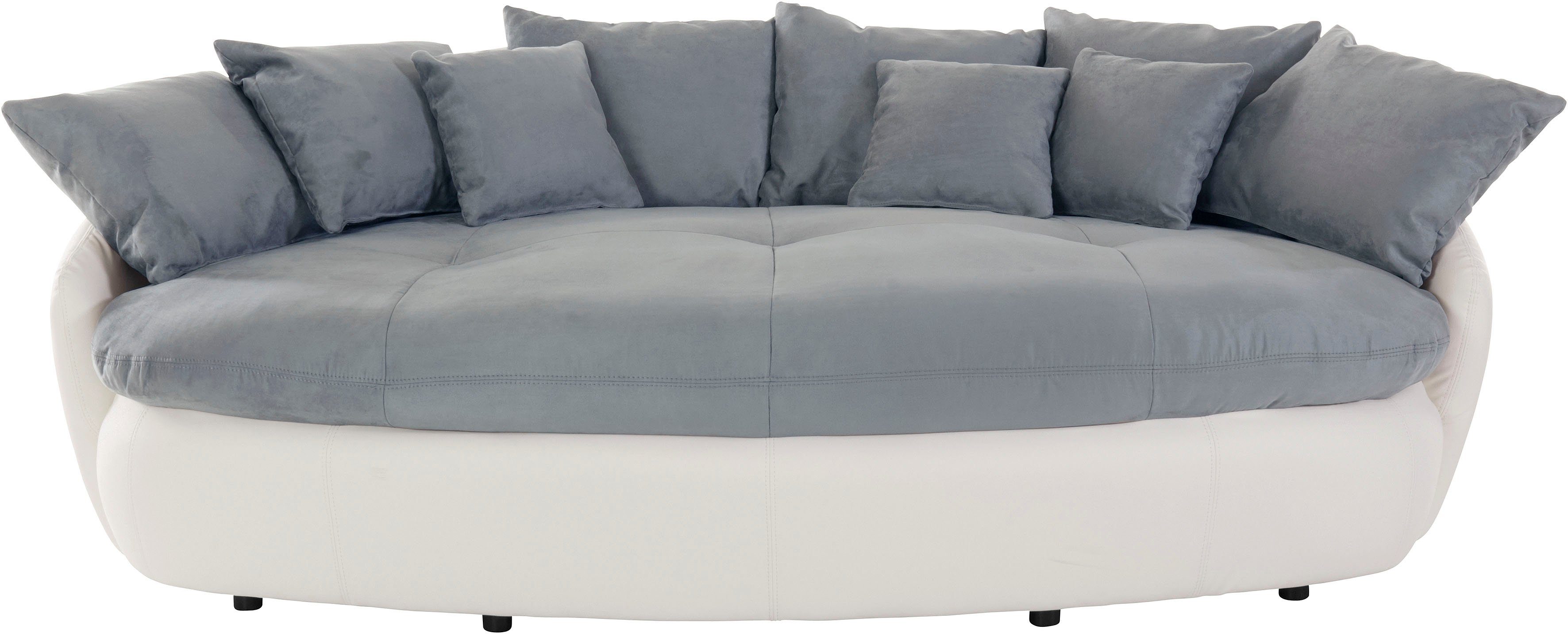 COTTA Big-Sofa Aruba, gemütliches Megasofa in XXL in organischer Form mit vielen Kissen
