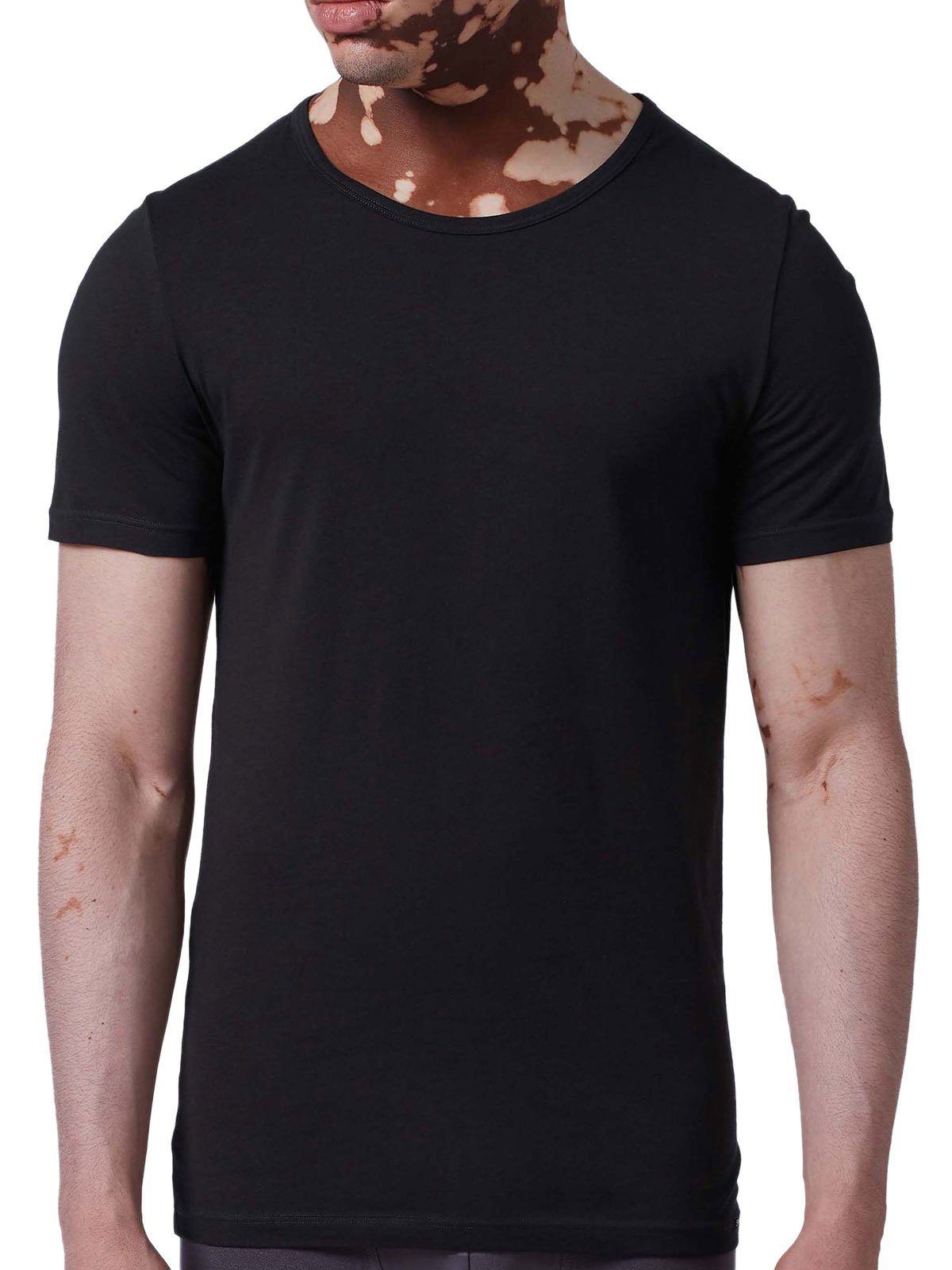 Skiny Unterziehshirt Herren Shirt kurzarm 2er Pack Shirt Multipack (Packung, 2-St) -