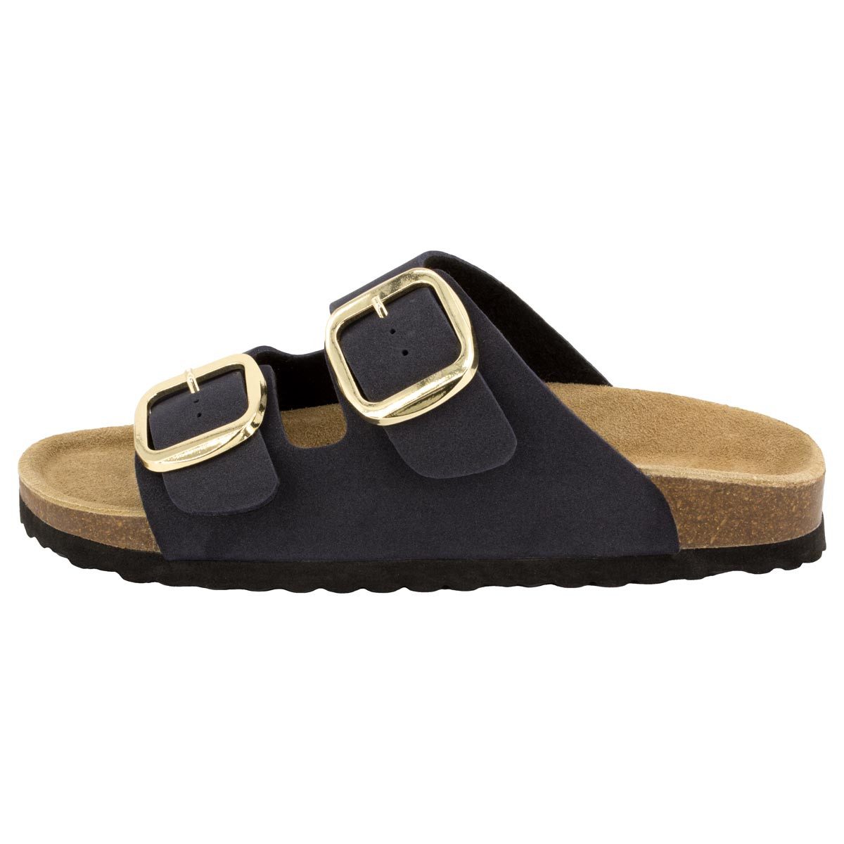 SUPERSOFT Classic Pantolette Pantoletten - Anatomisches Korkfußbett für besten Komfort