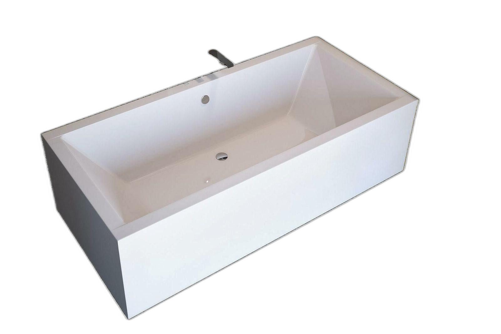 Xlmoebel Badewanne Acryl Badewanne Weiß Modern Design Luxus, (1-tlg), Hergestellt in Europa